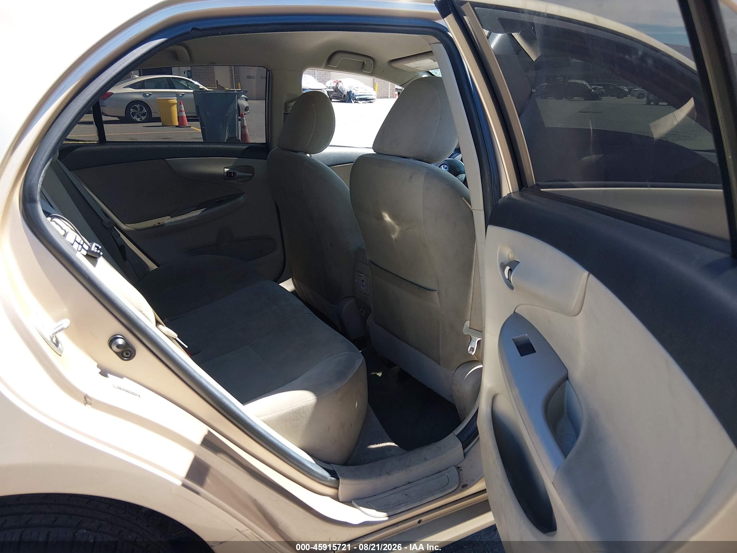2011 Toyota Corolla Le Tan vin: 2T1BU4EE7BC542035