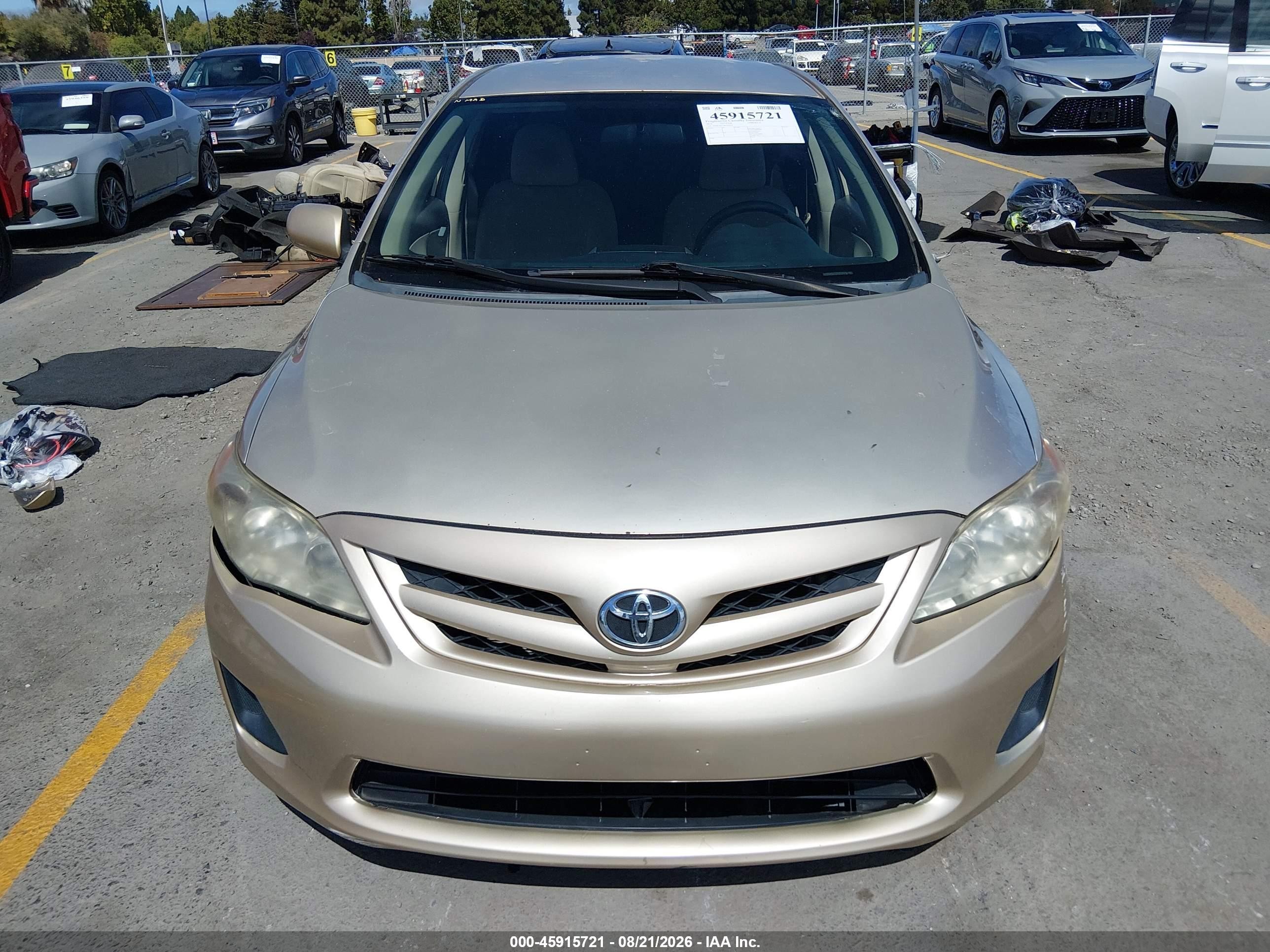 2011 Toyota Corolla Le Tan vin: 2T1BU4EE7BC542035