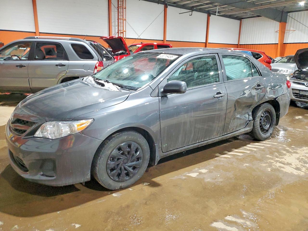 2011 Toyota Corolla Base Gray vin: 2T1BU4EE7BC557487