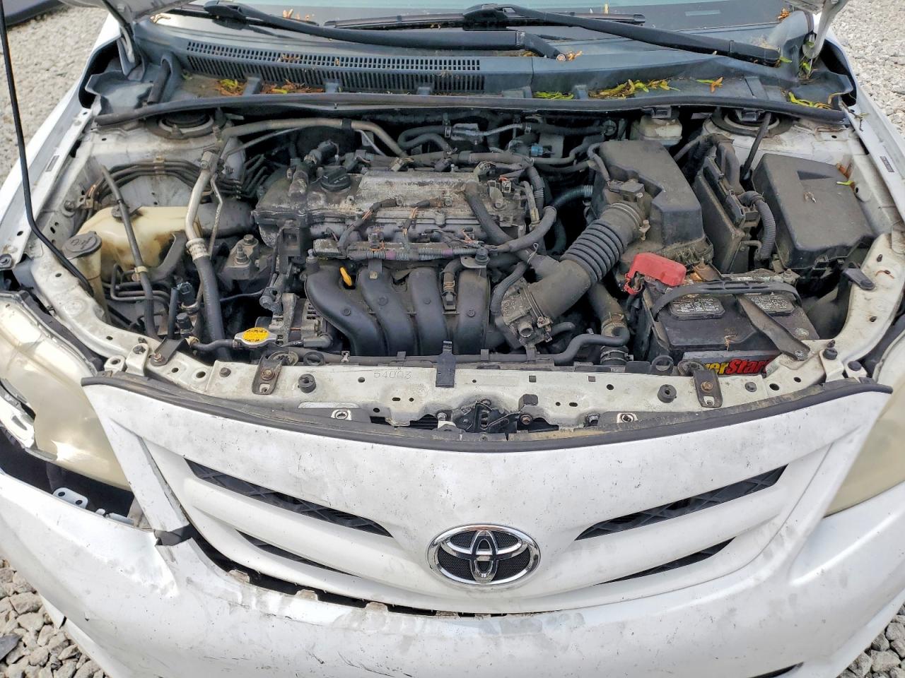 2011 Toyota Corolla Le White vin: 2T1BU4EE7BC569297
