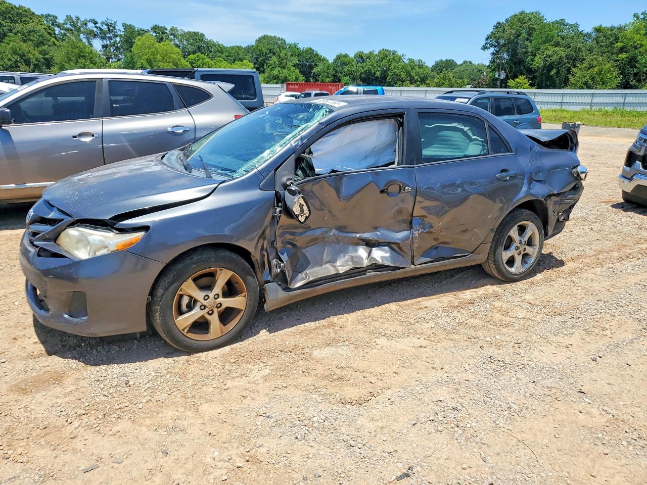 2011 Toyota Corolla Gray vin: 2T1BU4EE7BC581918