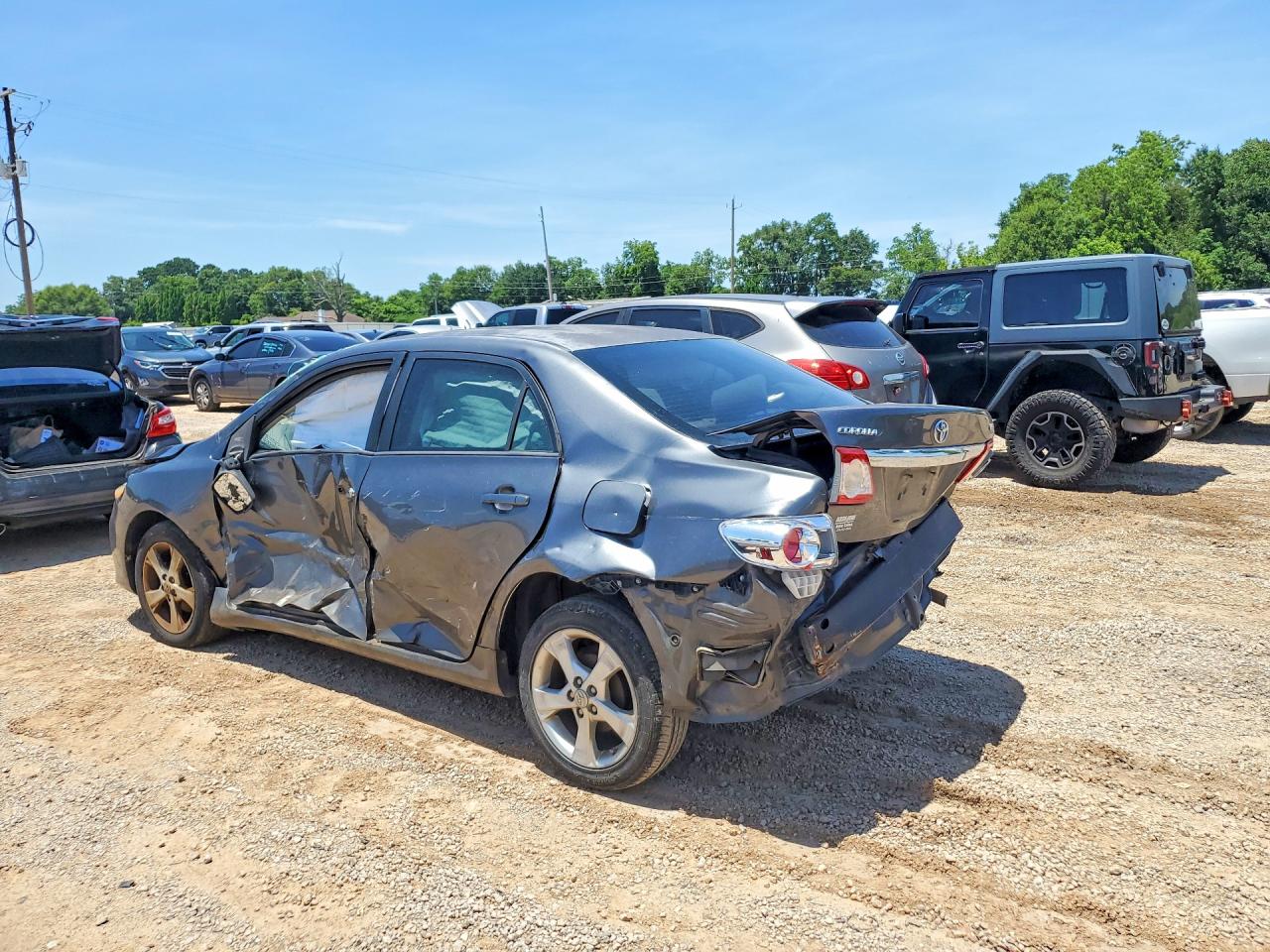 2011 Toyota Corolla Gray vin: 2T1BU4EE7BC581918