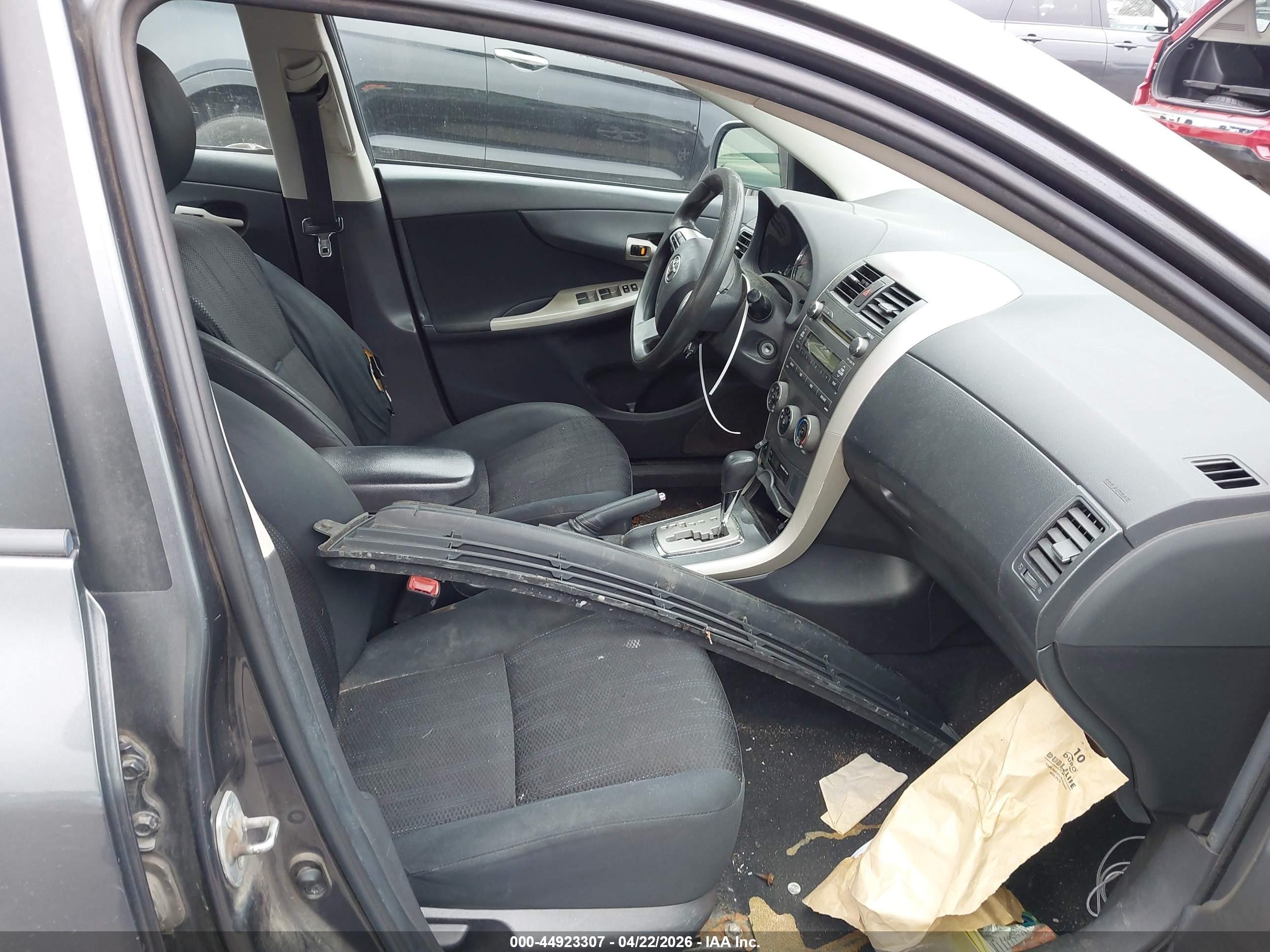 2011 Toyota Corolla S Gray vin: 2T1BU4EE7BC606817