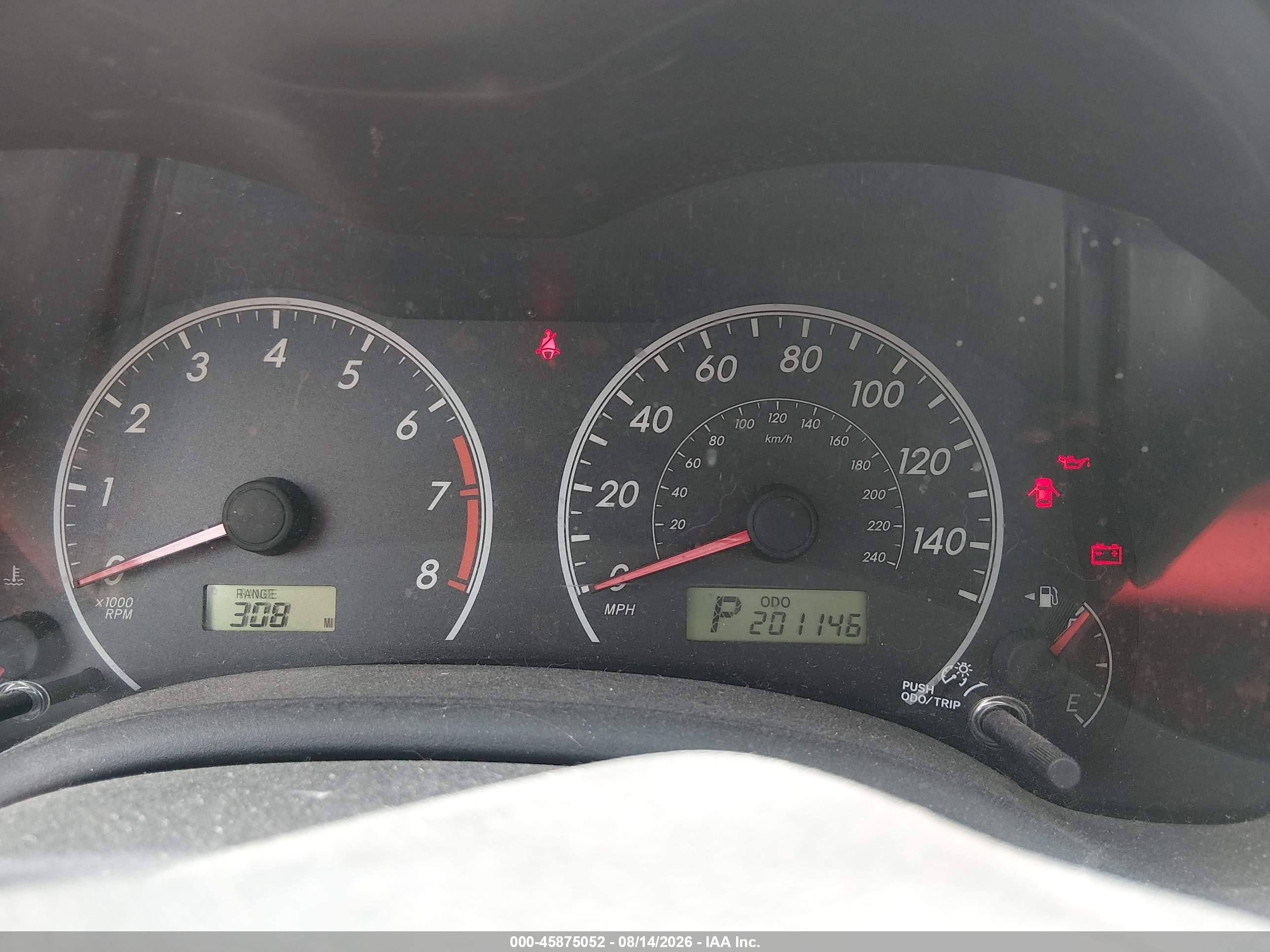 2011 Toyota Corolla Le Red vin: 2T1BU4EE7BC607546