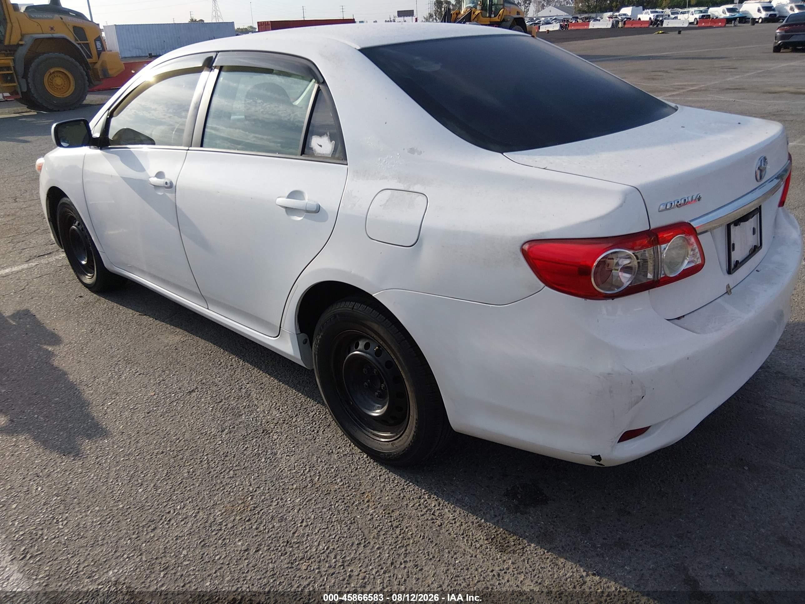 2011 Toyota Corolla Le White vin: 2T1BU4EE7BC631927