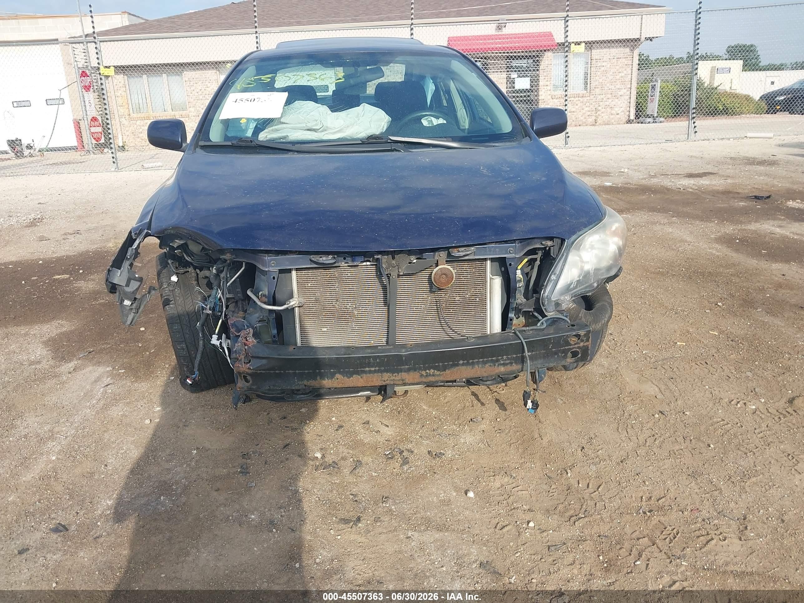 2011 Toyota Corolla S Dark Blue vin: 2T1BU4EE7BC634018