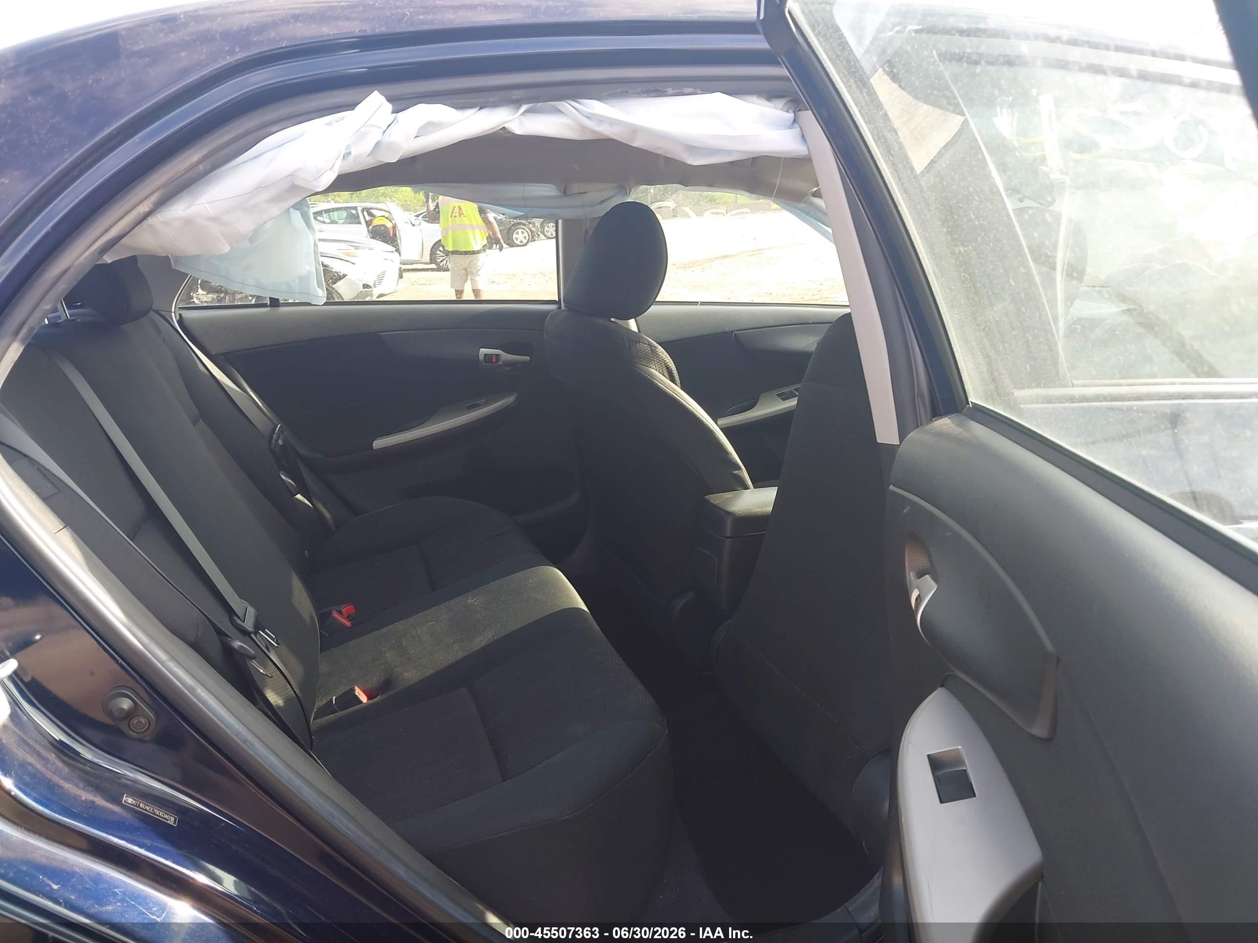 2011 Toyota Corolla S Dark Blue vin: 2T1BU4EE7BC634018