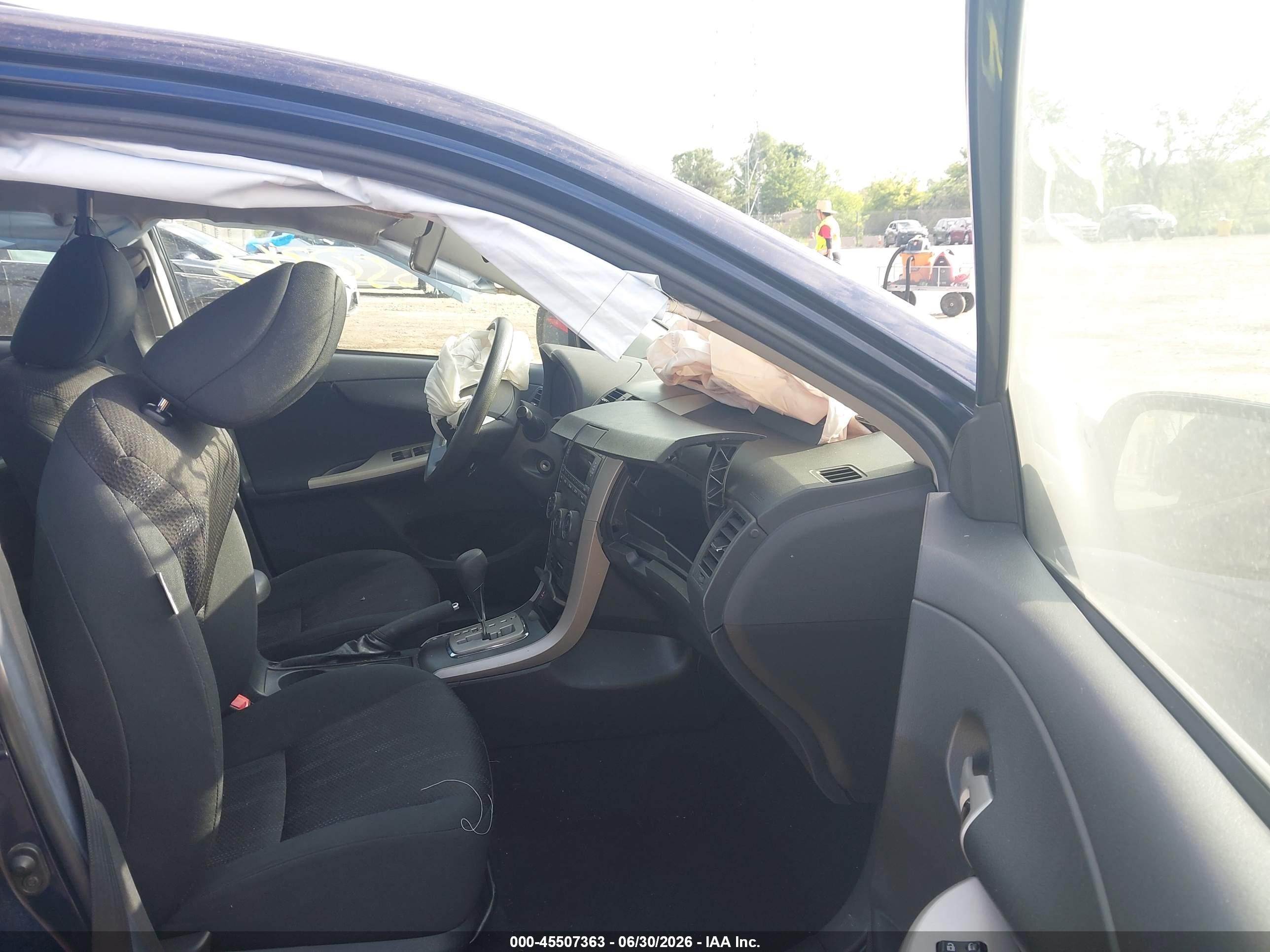 2011 Toyota Corolla S Dark Blue vin: 2T1BU4EE7BC634018