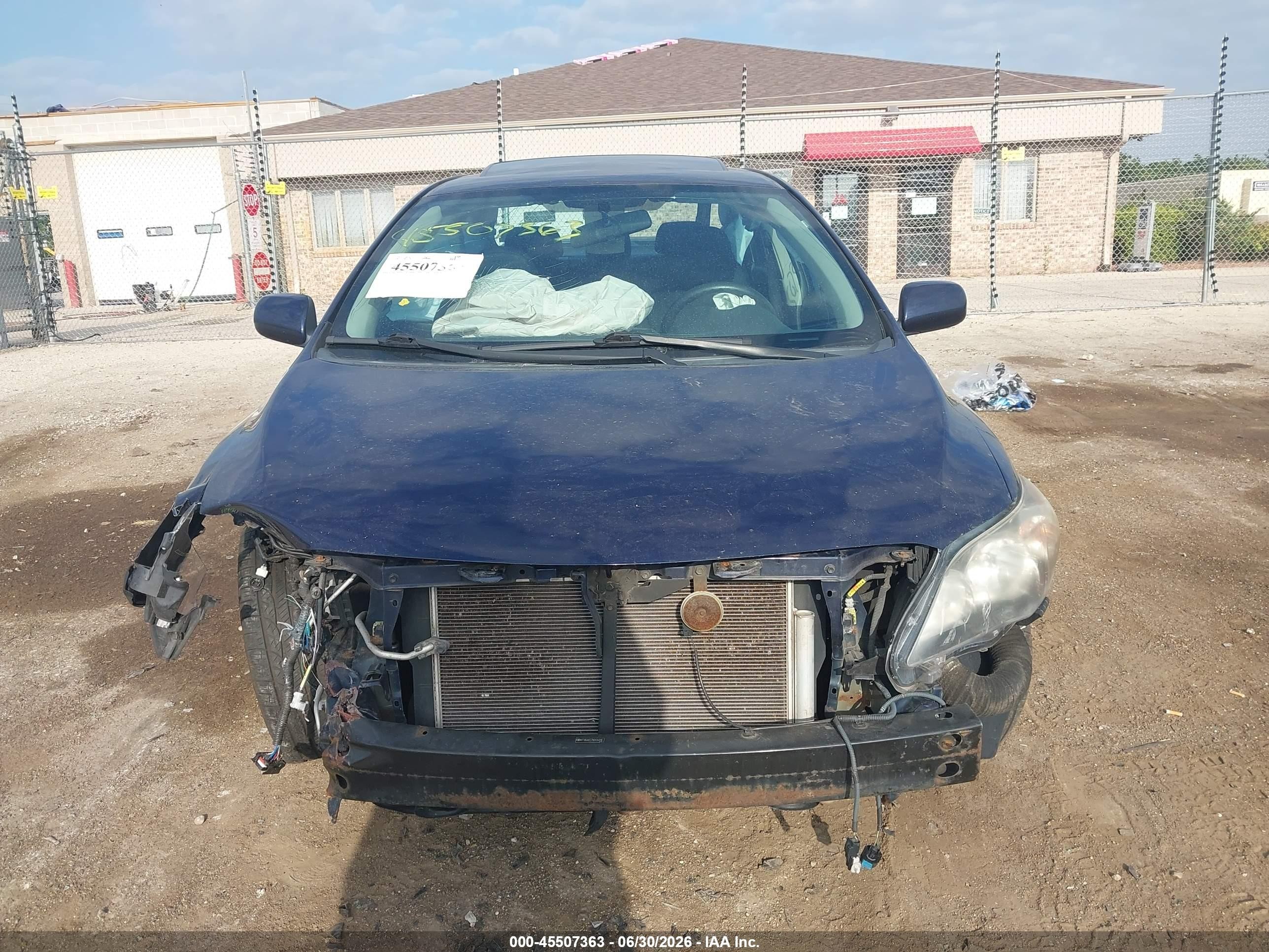 2011 Toyota Corolla S Dark Blue vin: 2T1BU4EE7BC634018