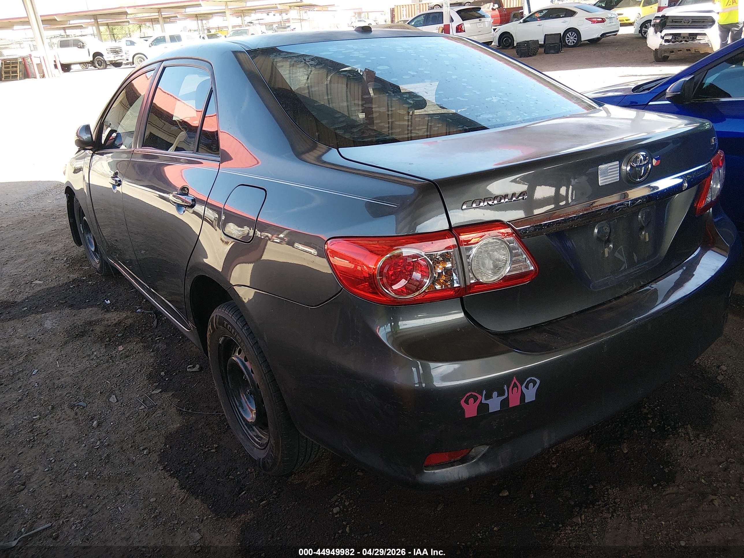 2011 Toyota Corolla Le Gray vin: 2T1BU4EE7BC641874