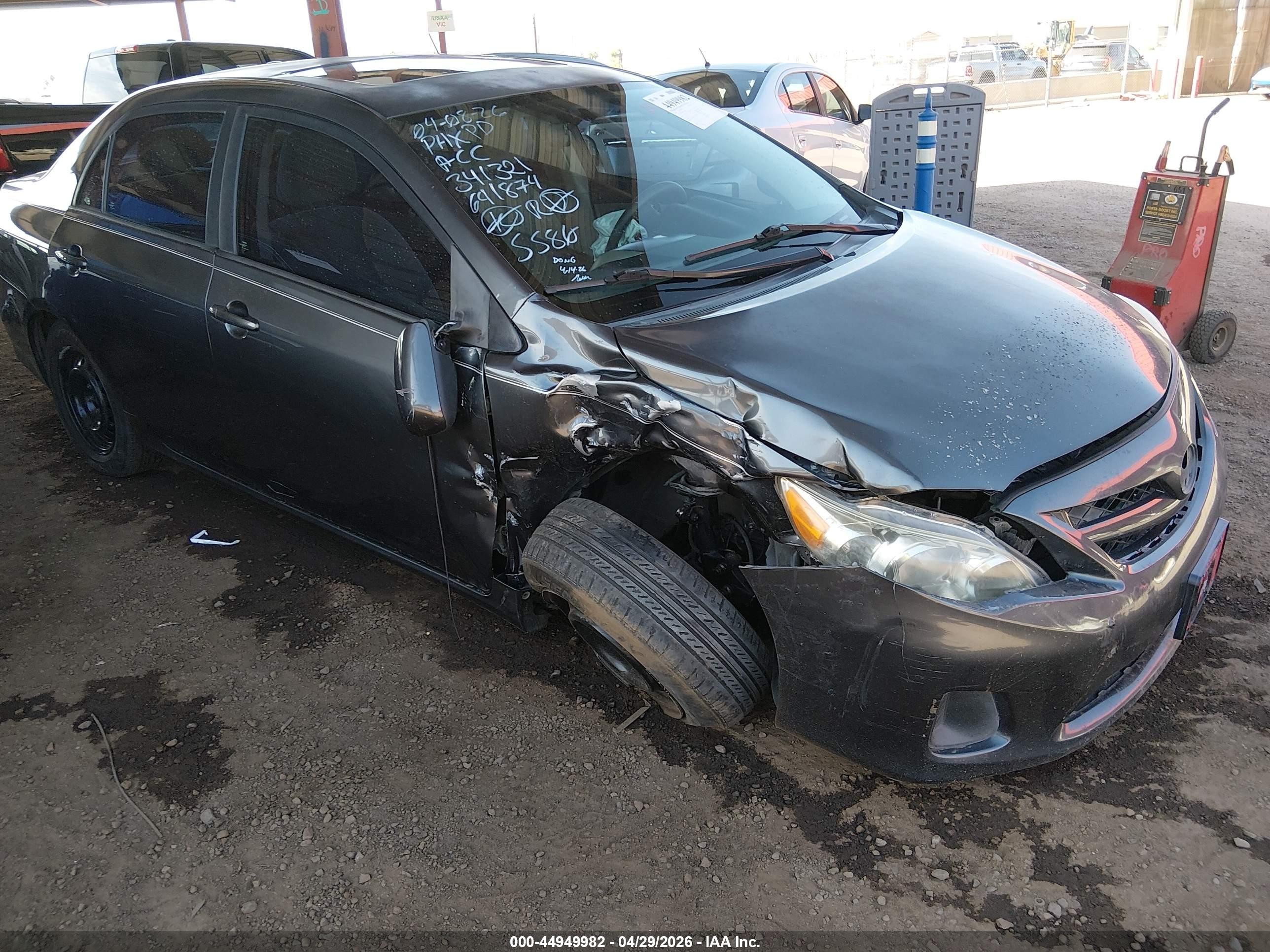 2011 Toyota Corolla Le Gray vin: 2T1BU4EE7BC641874
