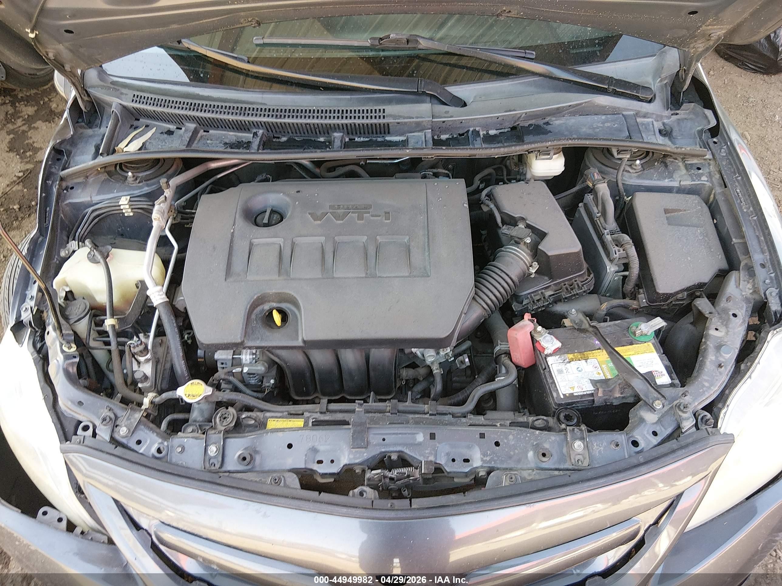 2011 Toyota Corolla Le Gray vin: 2T1BU4EE7BC641874