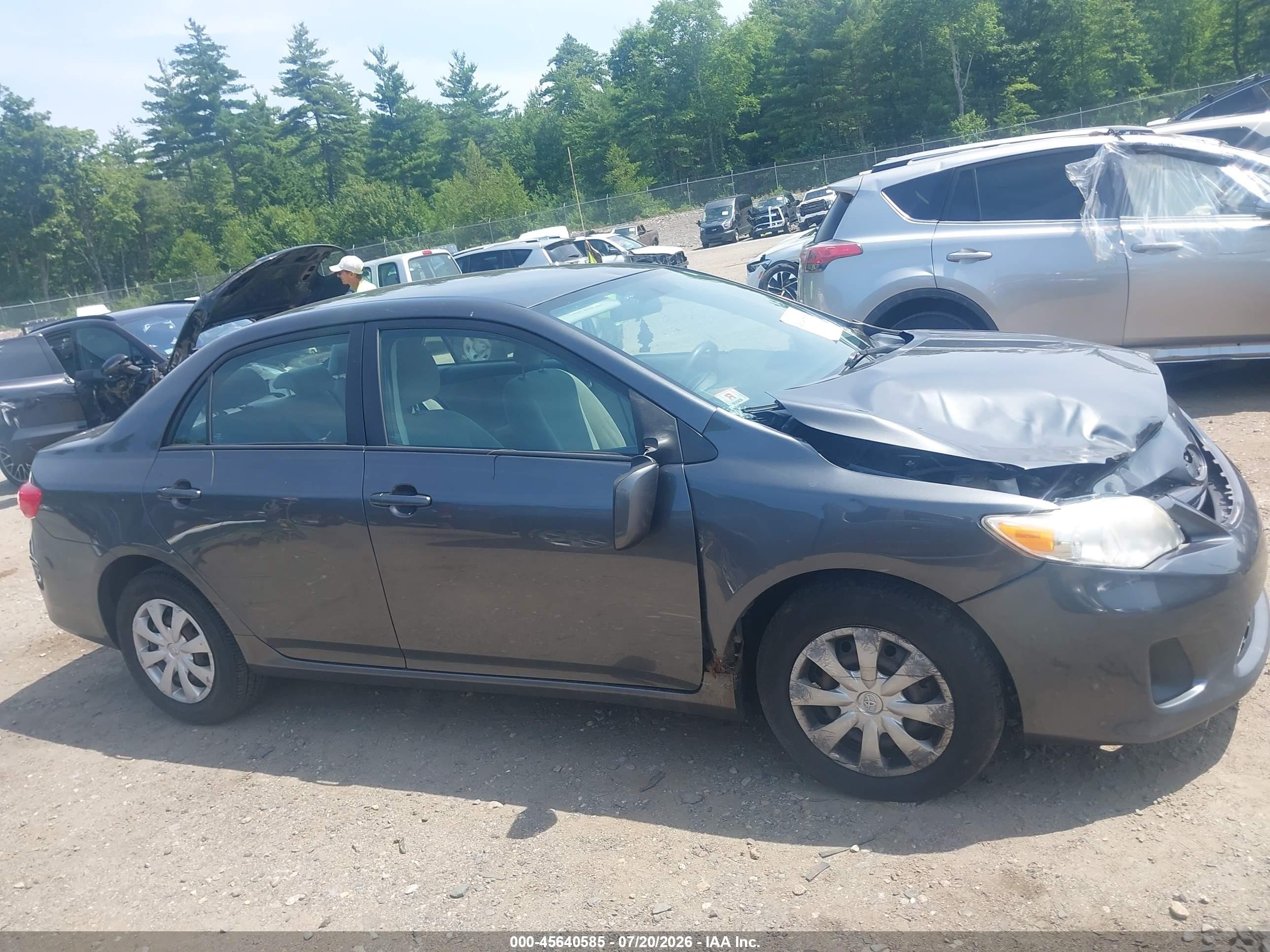 2011 Toyota Corolla Le Gray vin: 2T1BU4EE7BC651420