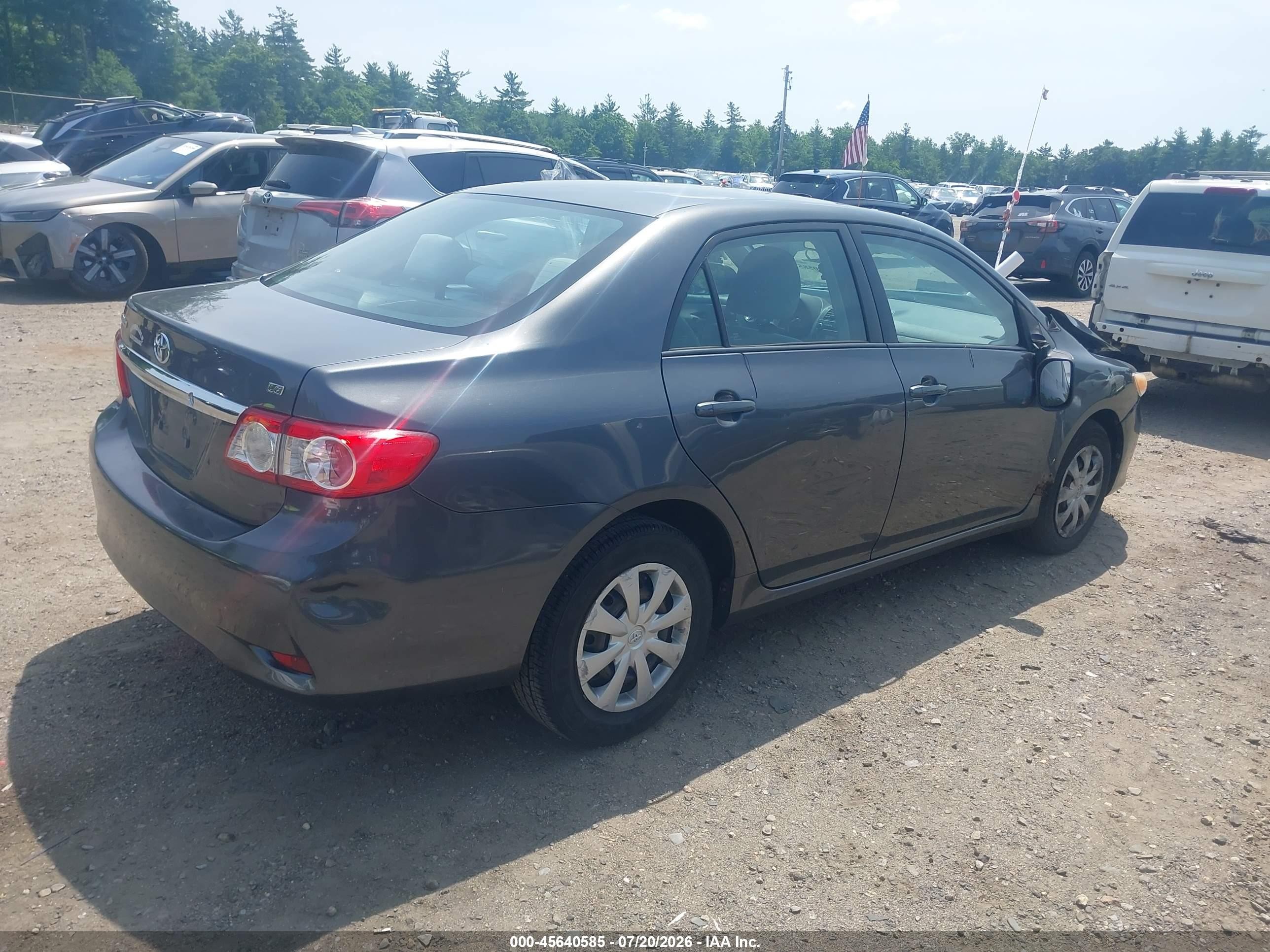 2011 Toyota Corolla Le Gray vin: 2T1BU4EE7BC651420