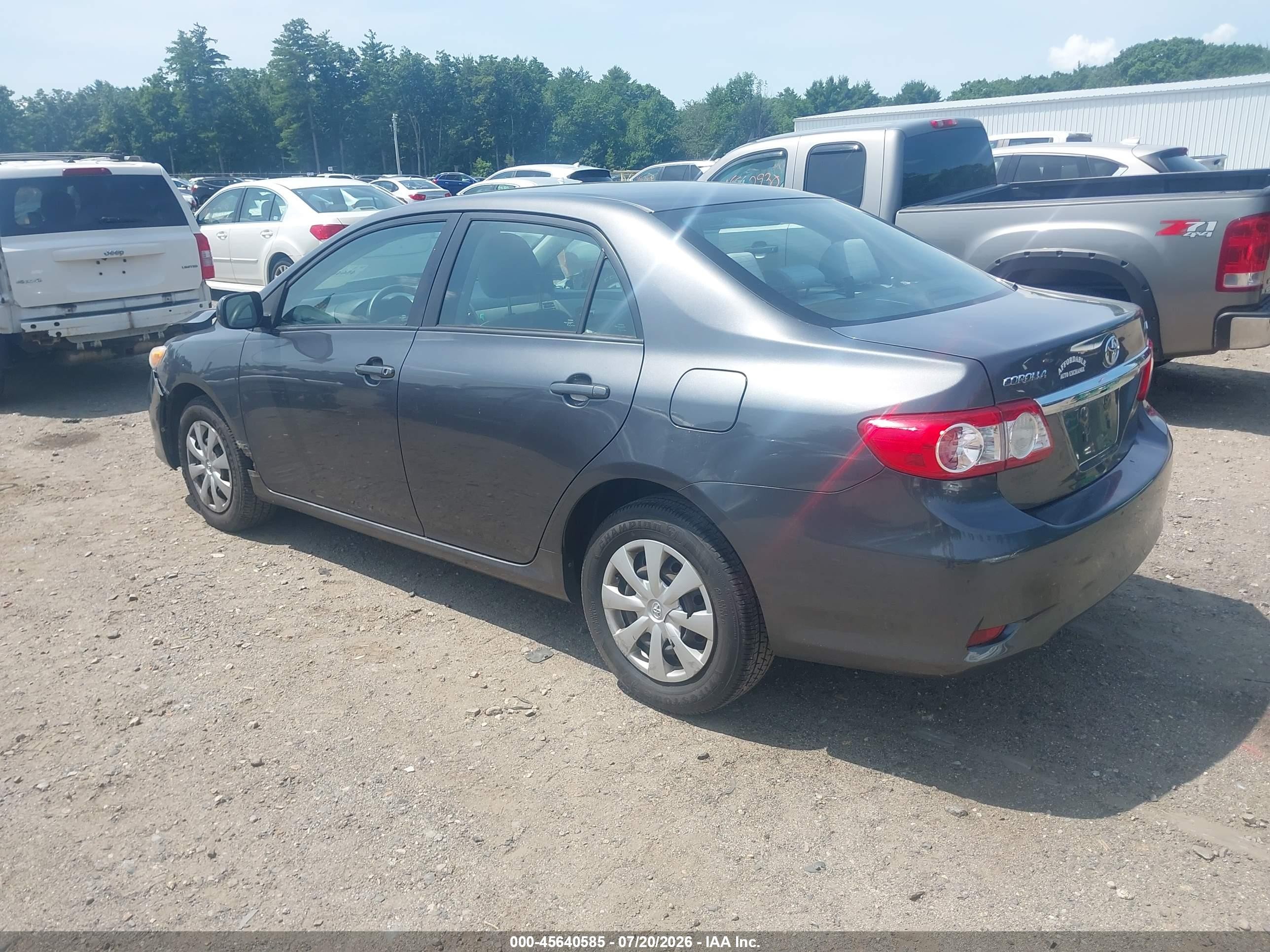 2011 Toyota Corolla Le Gray vin: 2T1BU4EE7BC651420