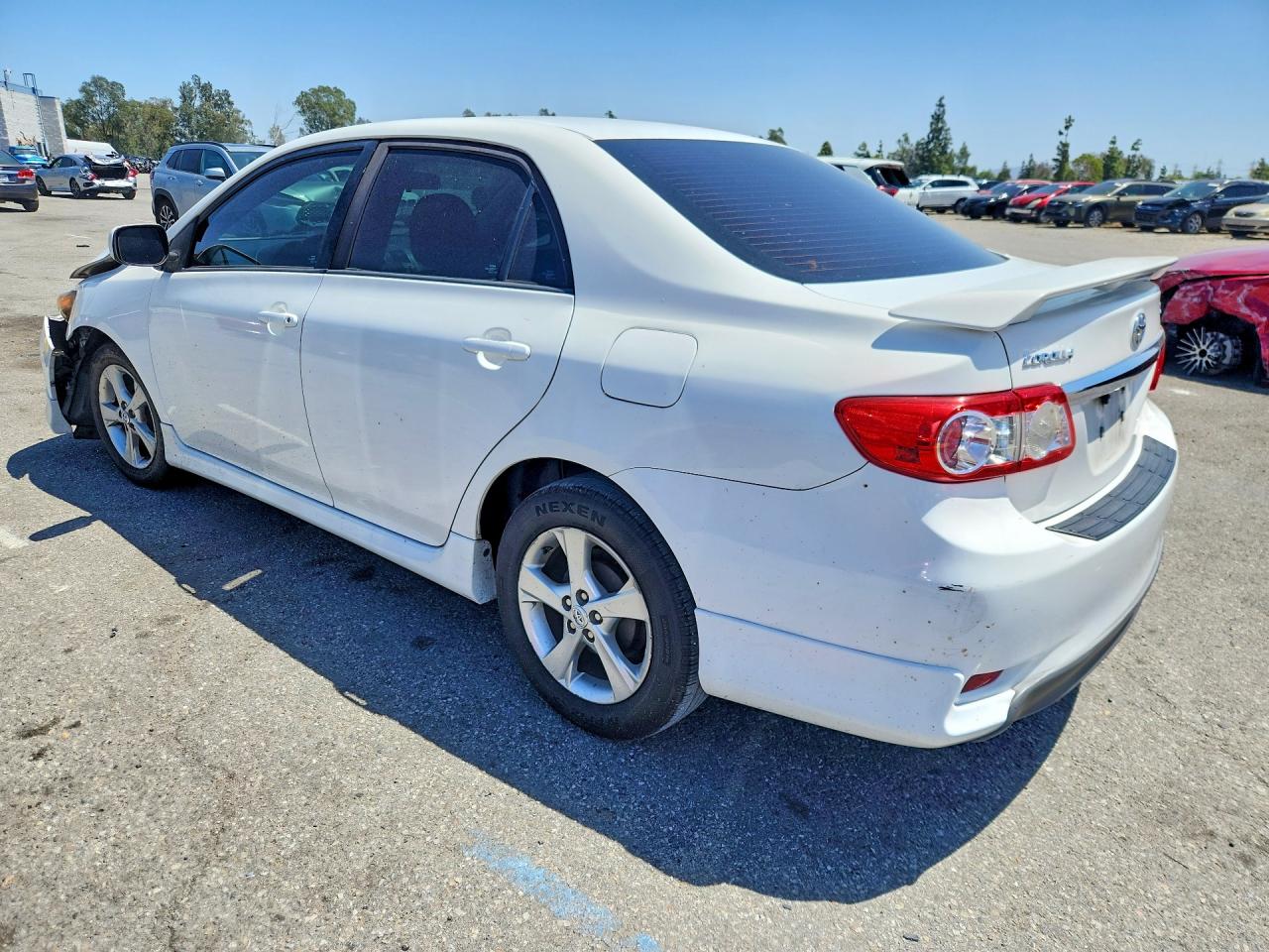 2011 Toyota Corolla S White vin: 2T1BU4EE7BC653295