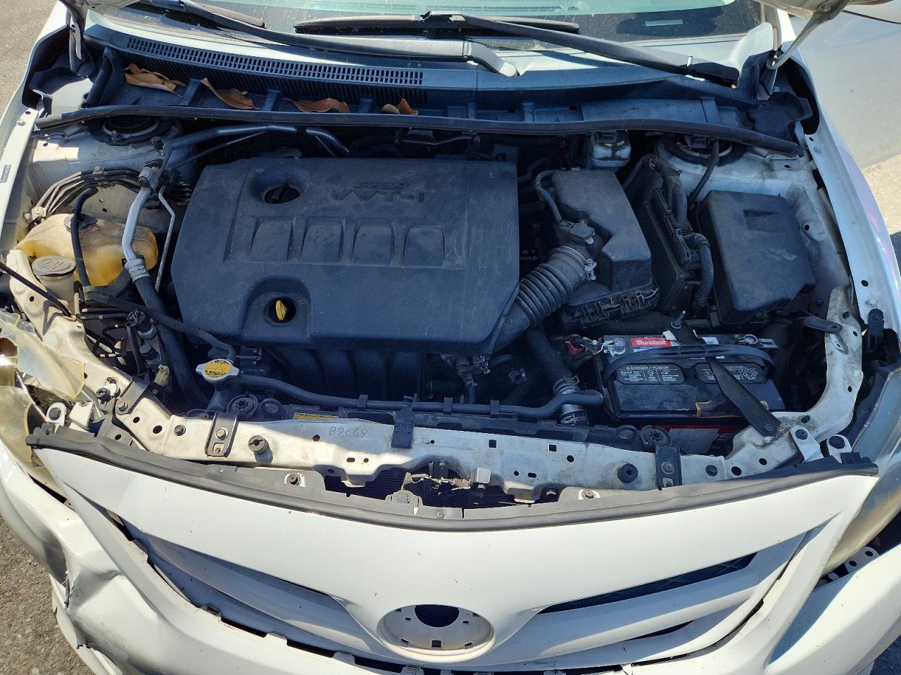2011 Toyota Corolla S White vin: 2T1BU4EE7BC653295