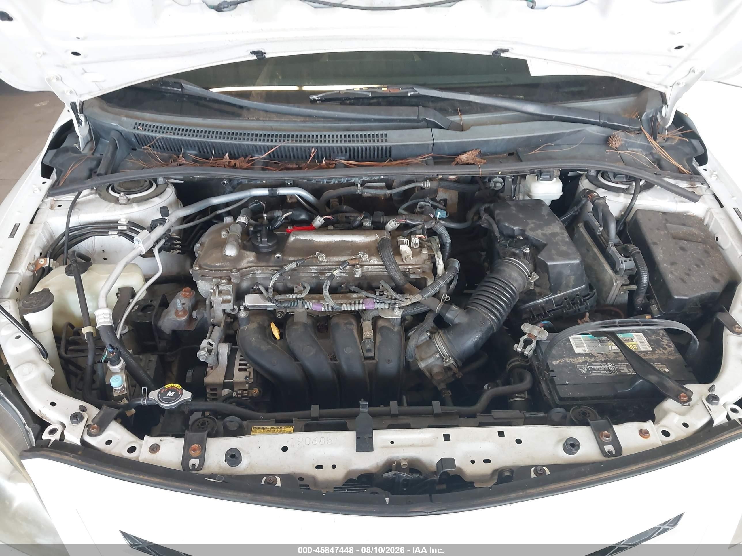 2011 Toyota Corolla S White vin: 2T1BU4EE7BC654298