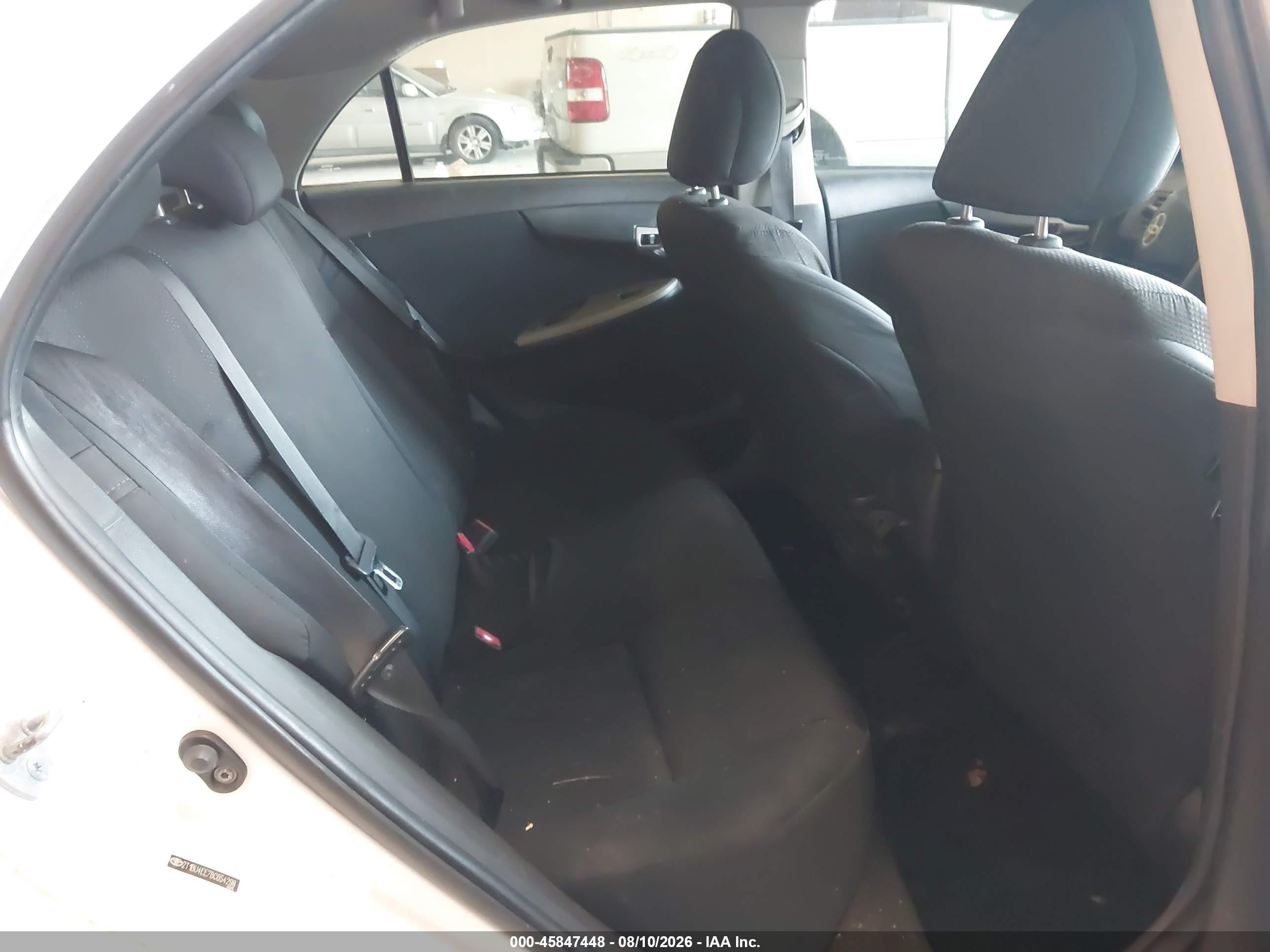 2011 Toyota Corolla S White vin: 2T1BU4EE7BC654298