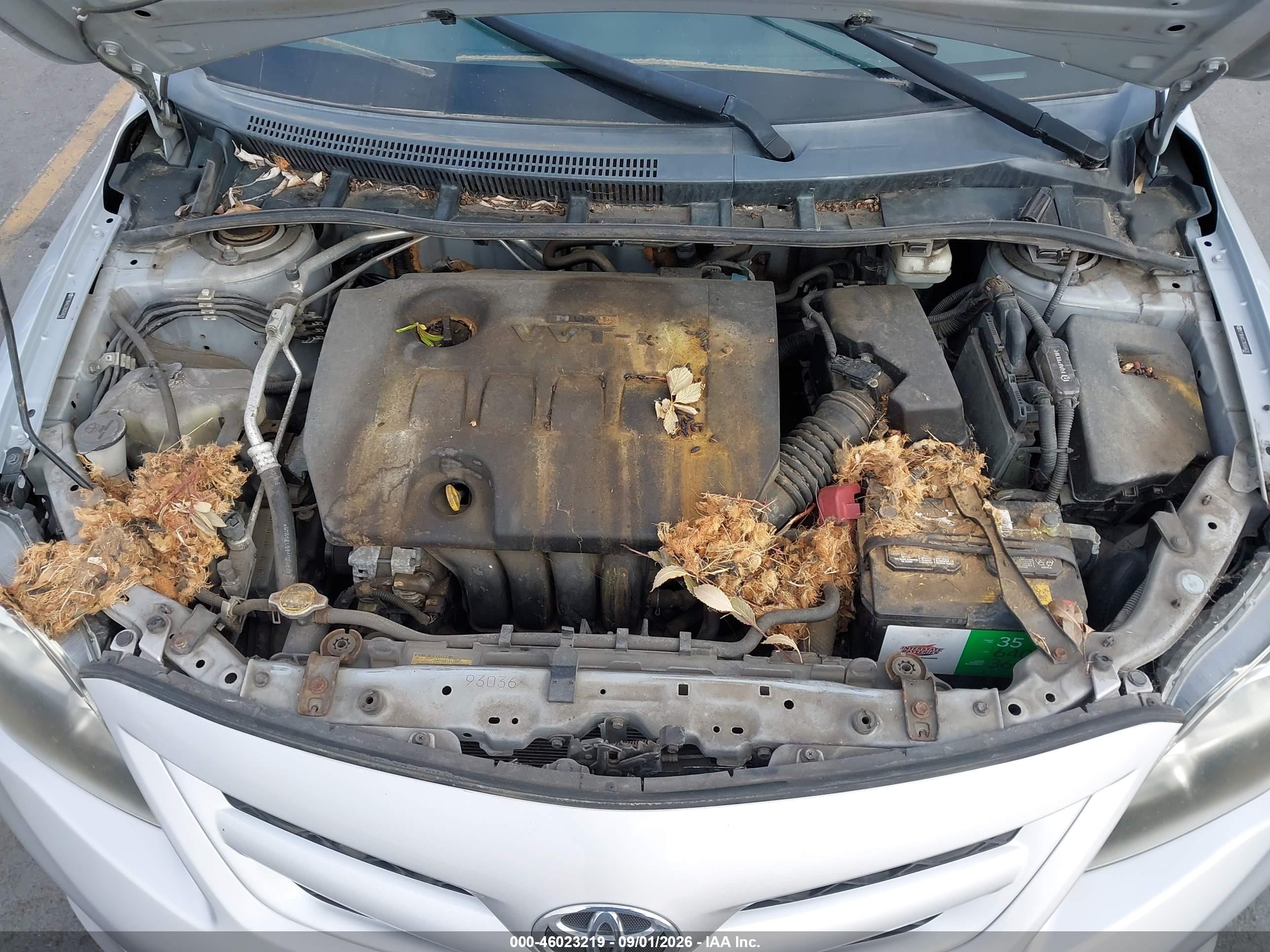 2011 Toyota Corolla S Silver vin: 2T1BU4EE7BC656620