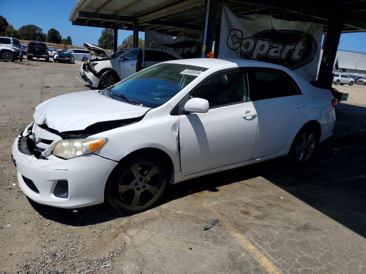 2011 Toyota Corolla Le White vin: 2T1BU4EE7BC658027