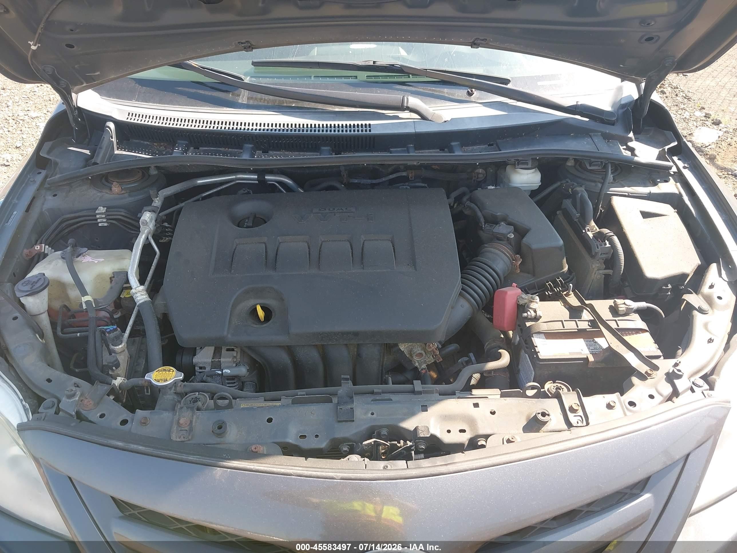 2011 Toyota Corolla Le Gray vin: 2T1BU4EE7BC673076