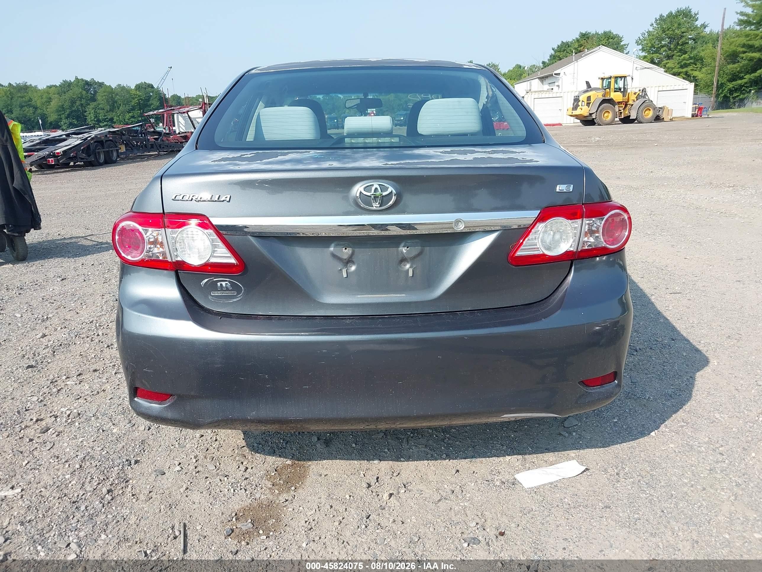 2011 Toyota Corolla Le Gray vin: 2T1BU4EE7BC677113