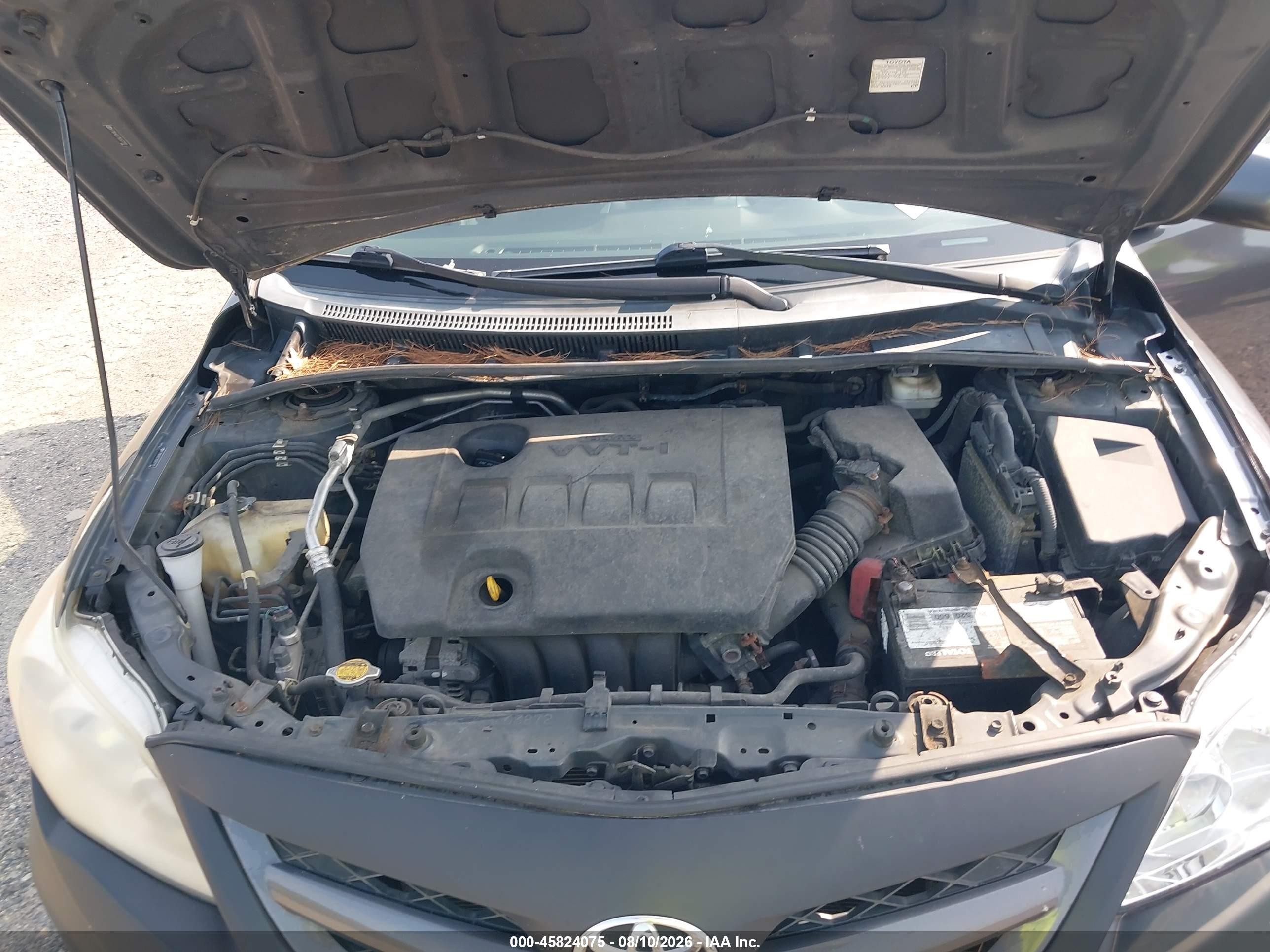 2011 Toyota Corolla Le Gray vin: 2T1BU4EE7BC677113