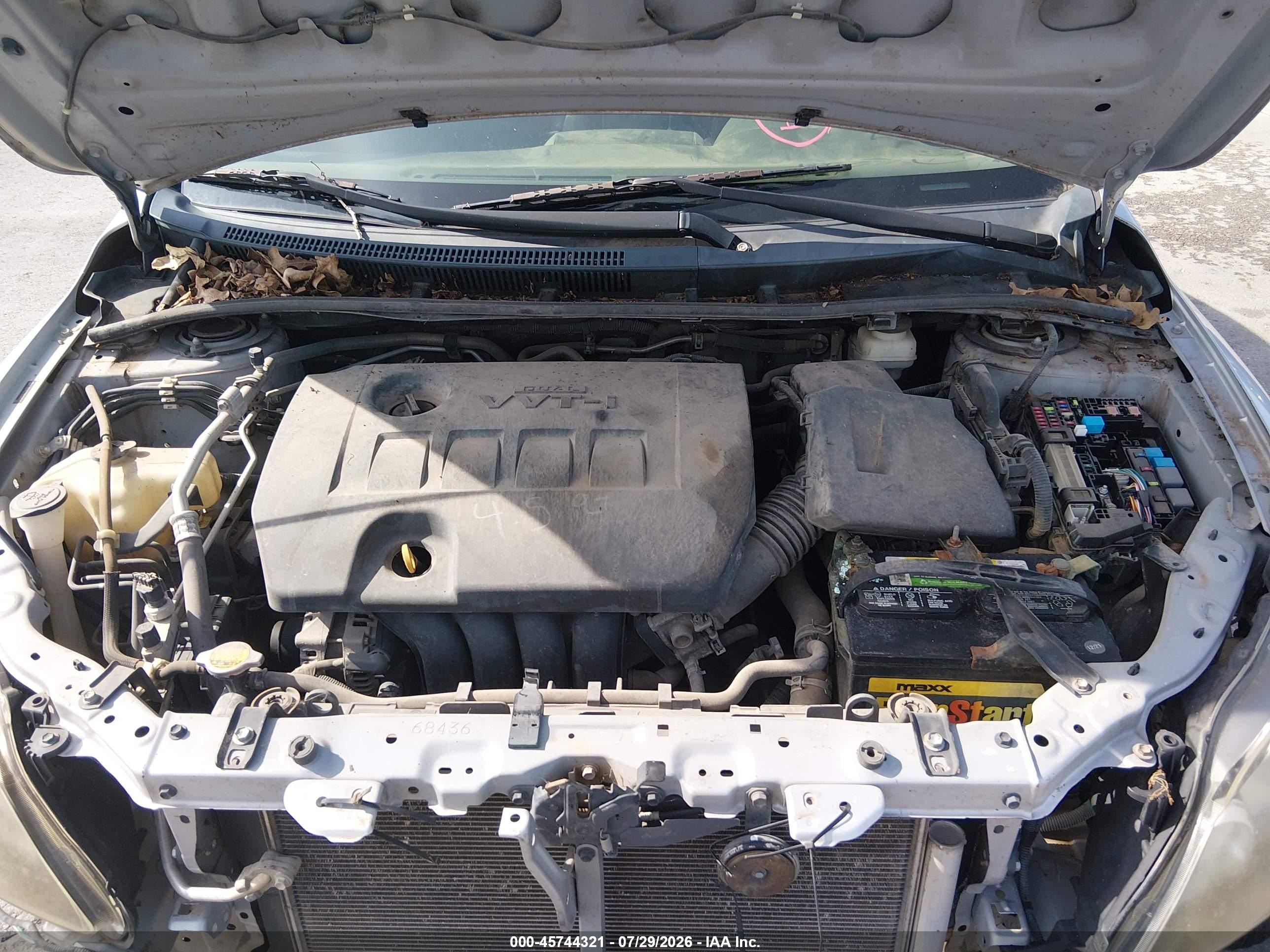 2011 Toyota Corolla S Silver vin: 2T1BU4EE7BC681615