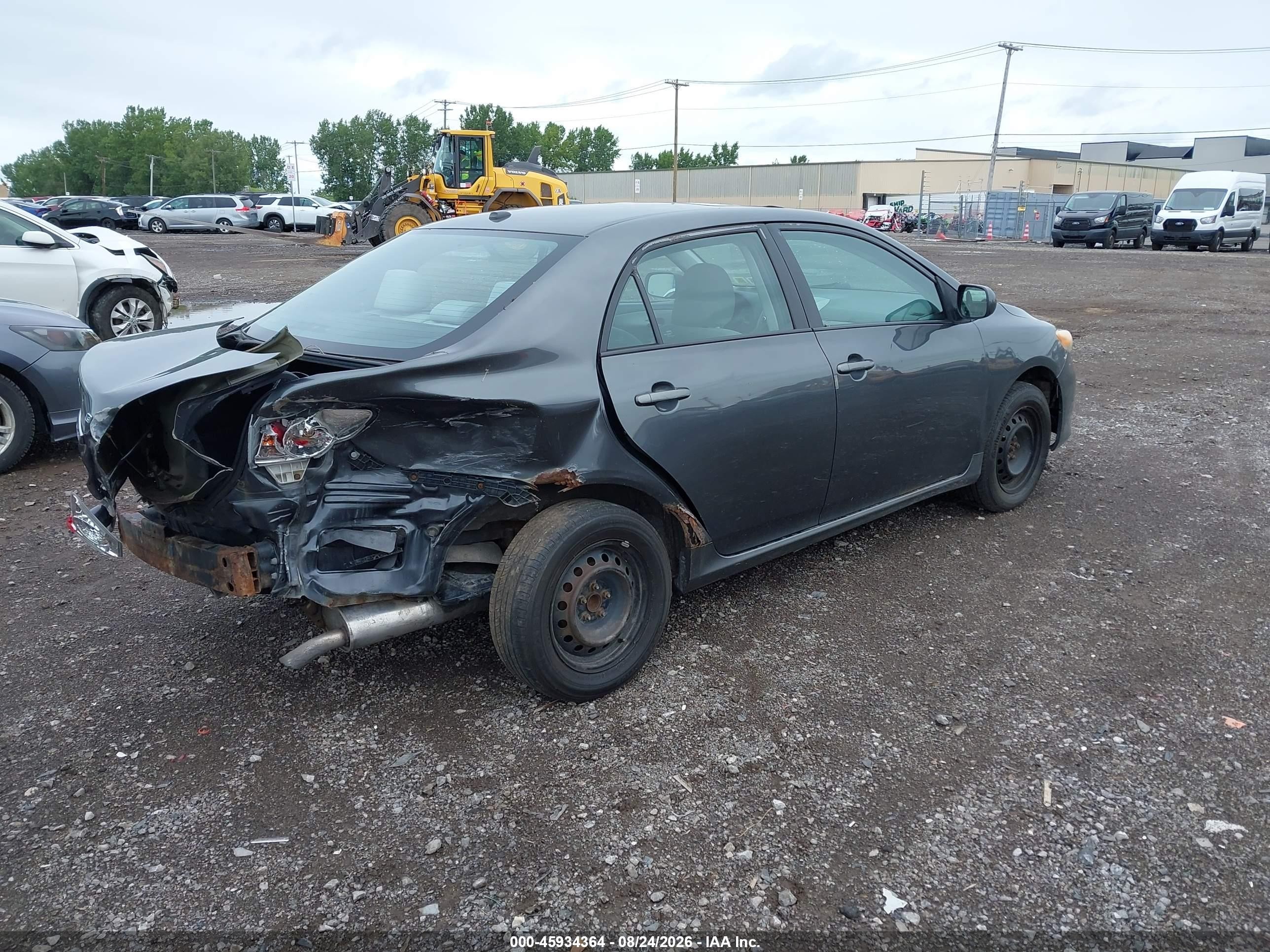 2011 Toyota Corolla Le Gray vin: 2T1BU4EE7BC702608