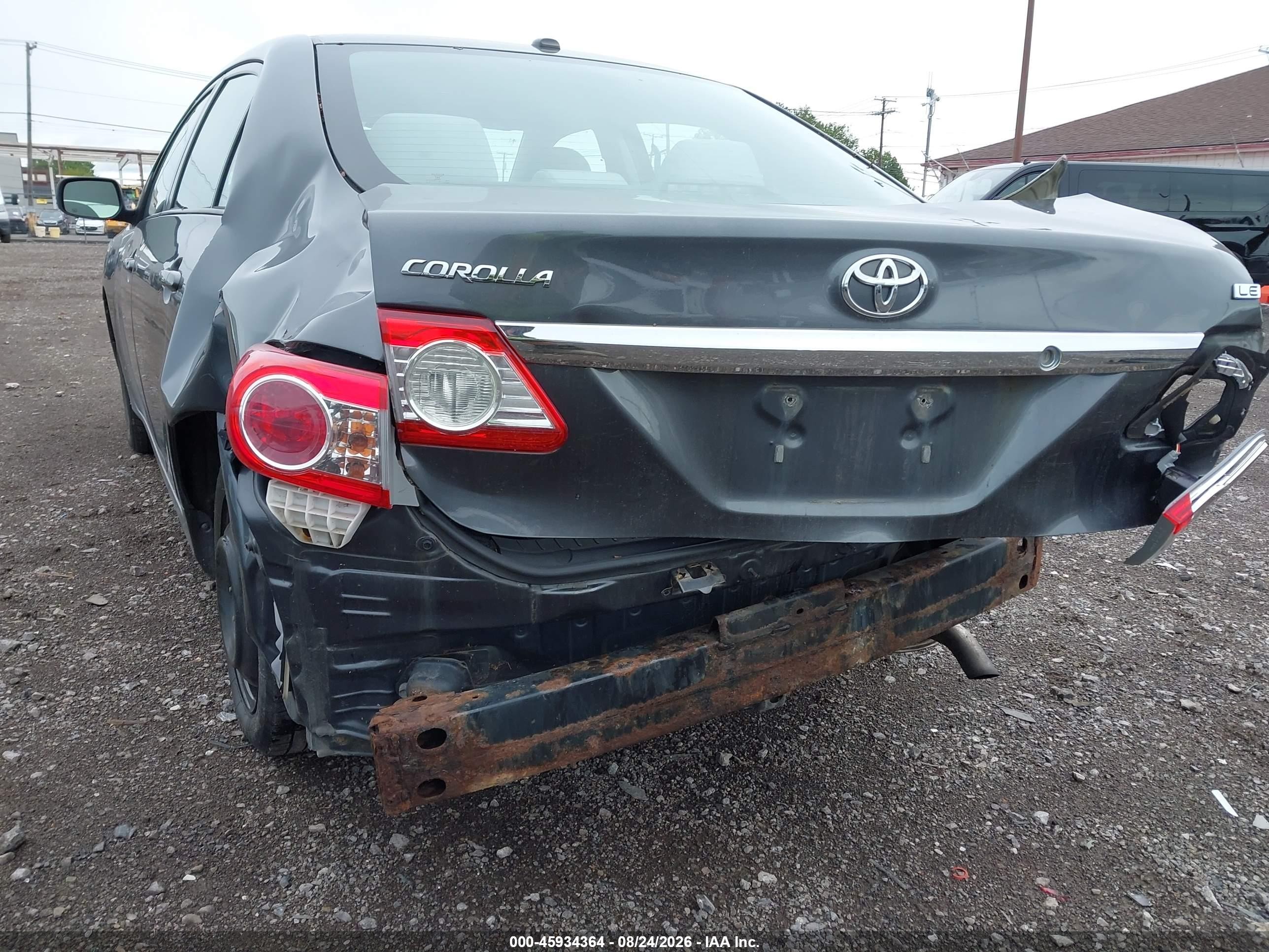2011 Toyota Corolla Le Gray vin: 2T1BU4EE7BC702608