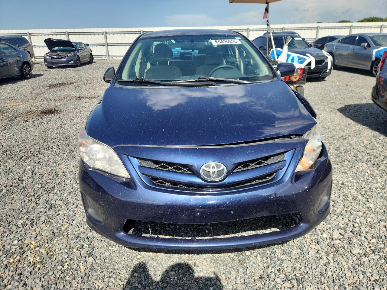 2011 Toyota Corolla Le Blue vin: 2T1BU4EE7BC707002