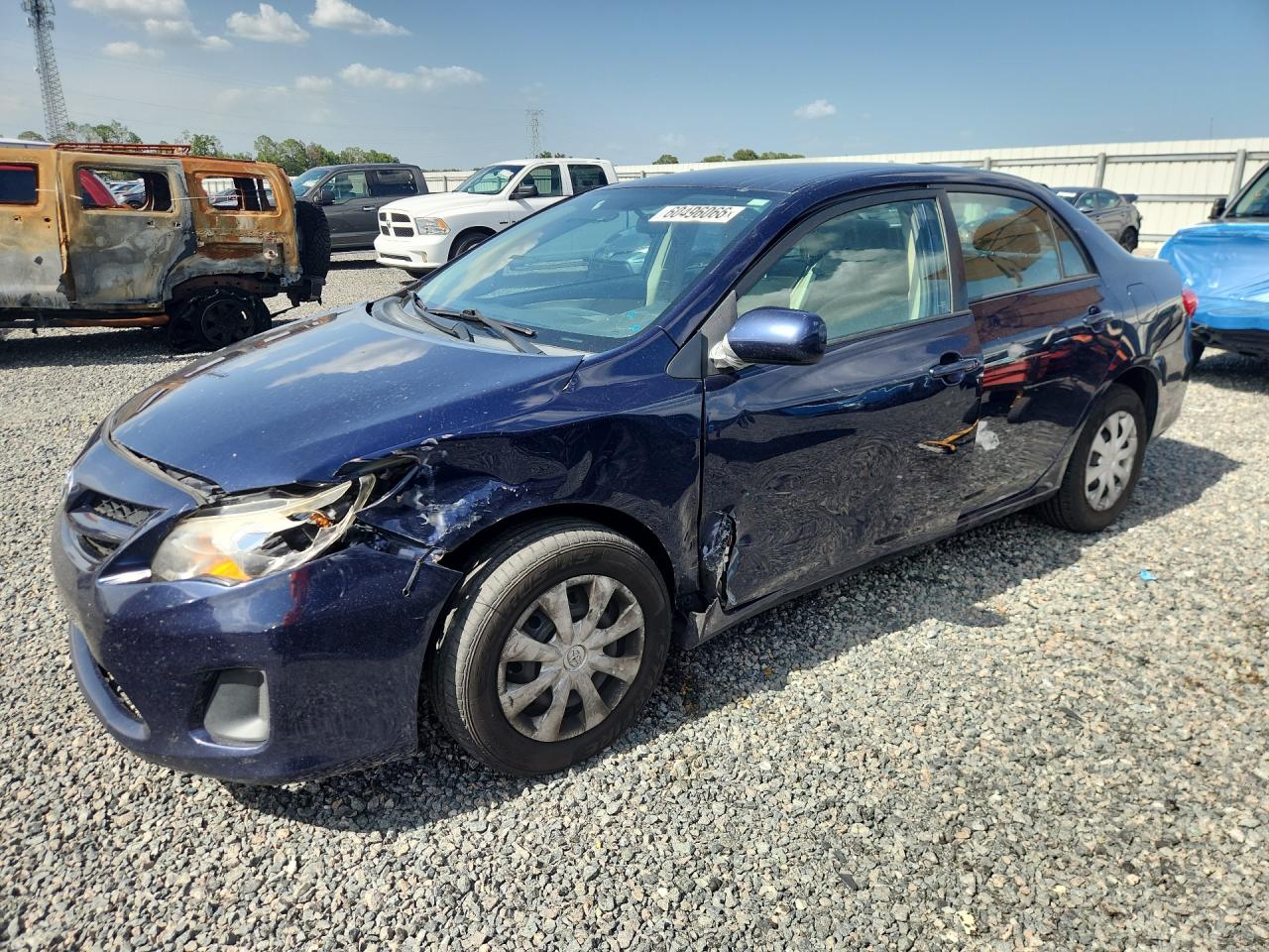 2011 Toyota Corolla Le Blue vin: 2T1BU4EE7BC707002