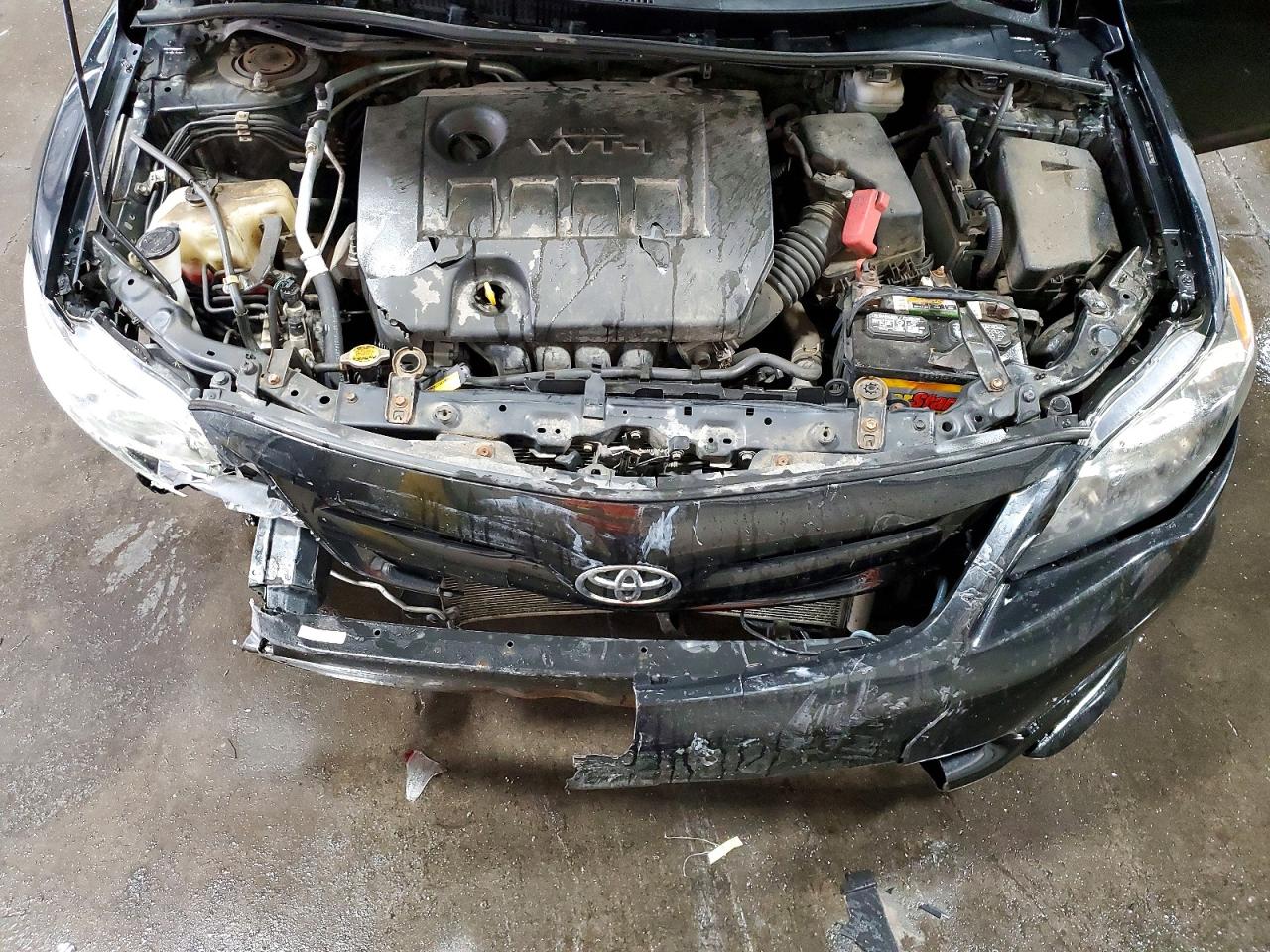 2011 Toyota Corolla S Черный vin: 2T1BU4EE7BC716685