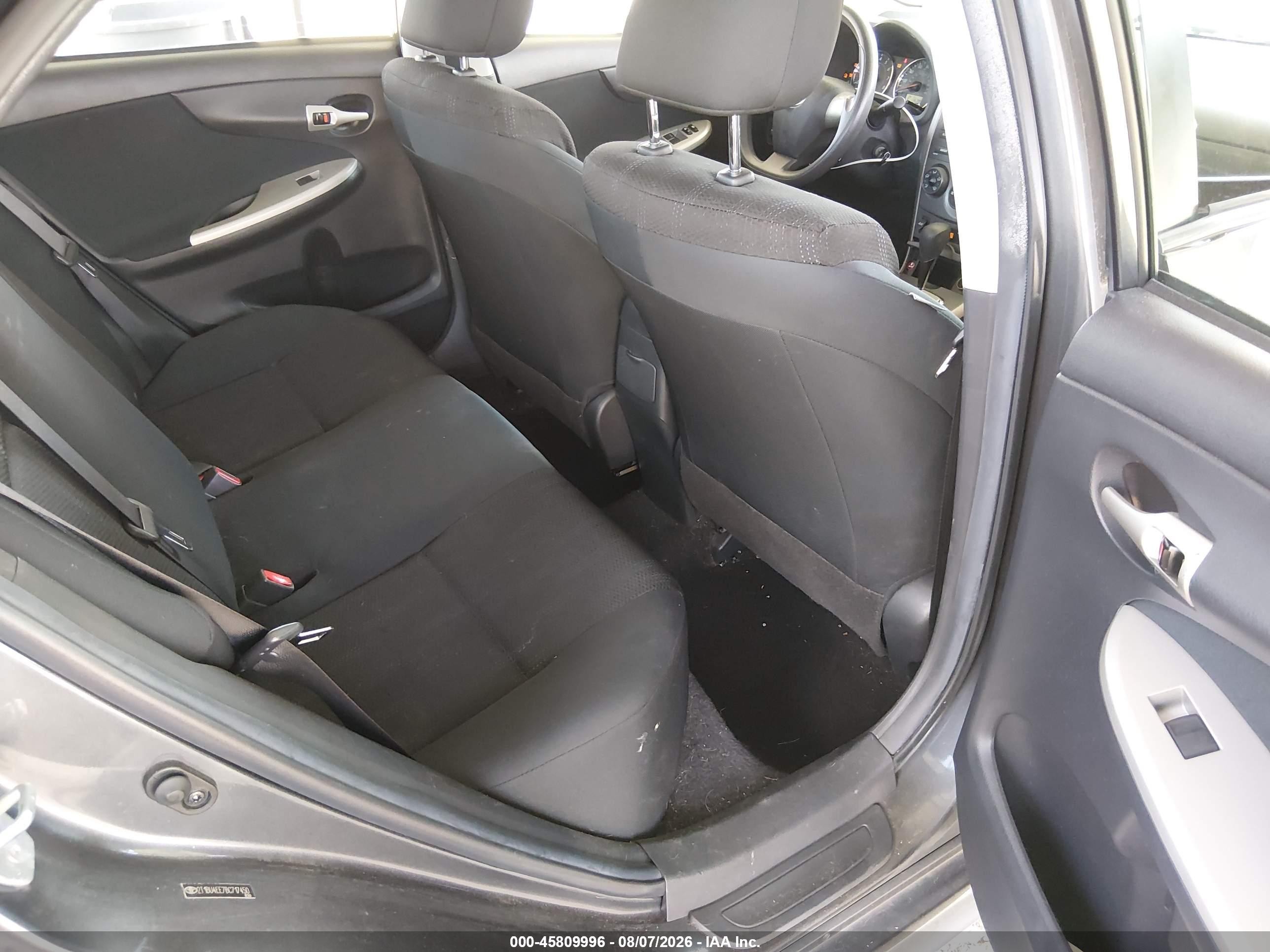2011 Toyota Corolla S Gray vin: 2T1BU4EE7BC717450