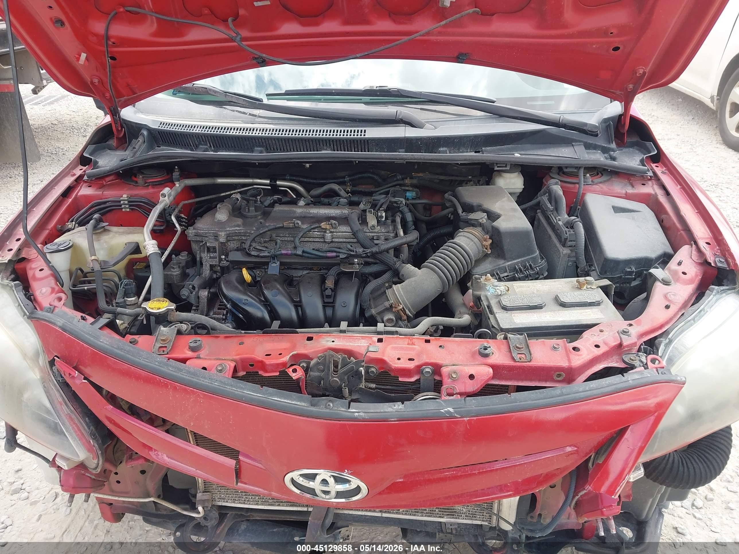 2011 Toyota Corolla S Red vin: 2T1BU4EE7BC718808