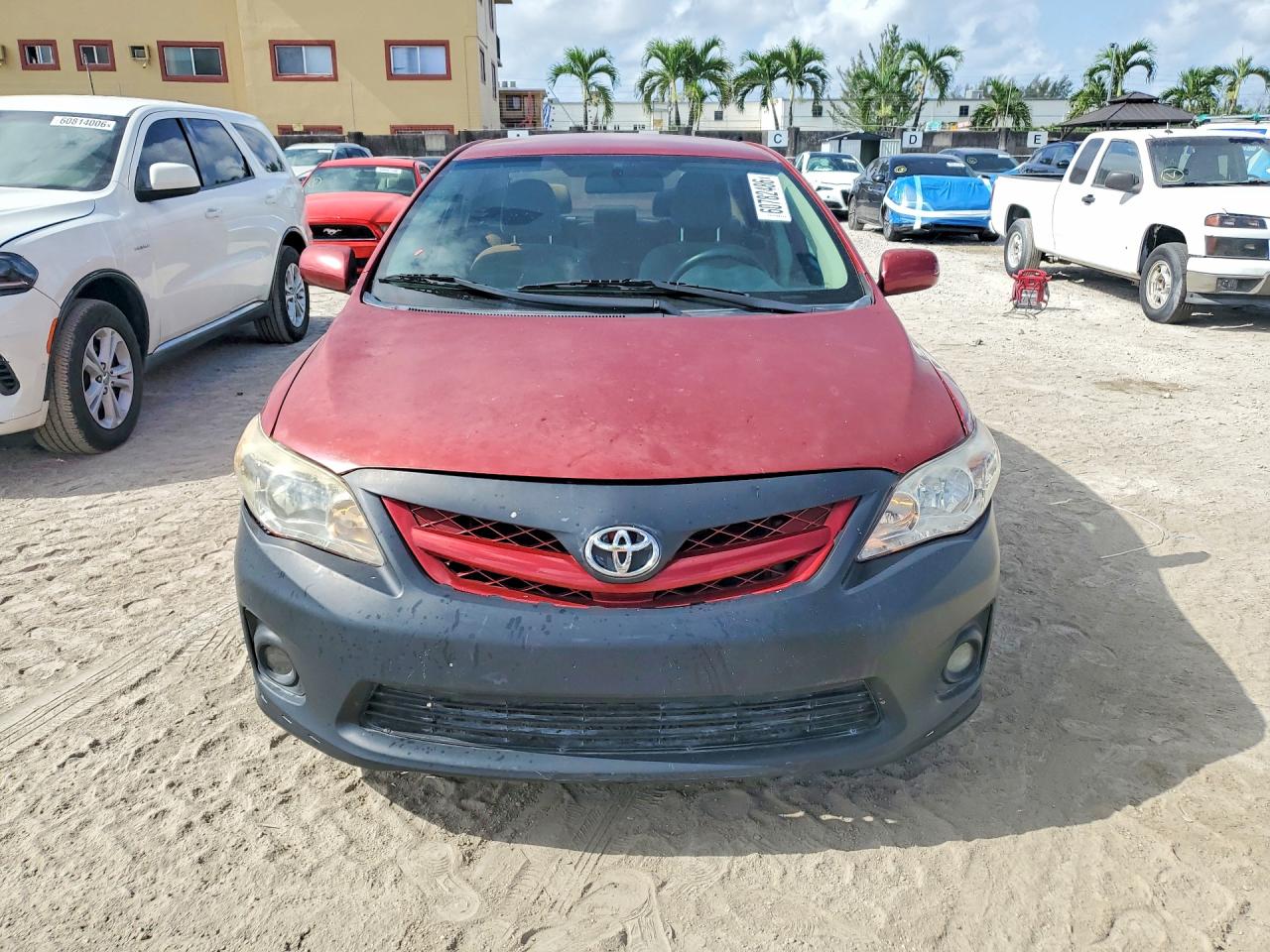 2011 Toyota Corolla Le Red vin: 2T1BU4EE7BC720672
