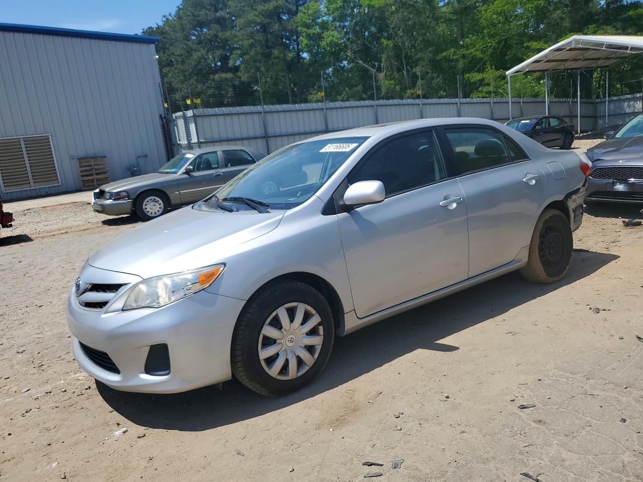 2011 Toyota Corolla Le Silver vin: 2T1BU4EE7BC722616