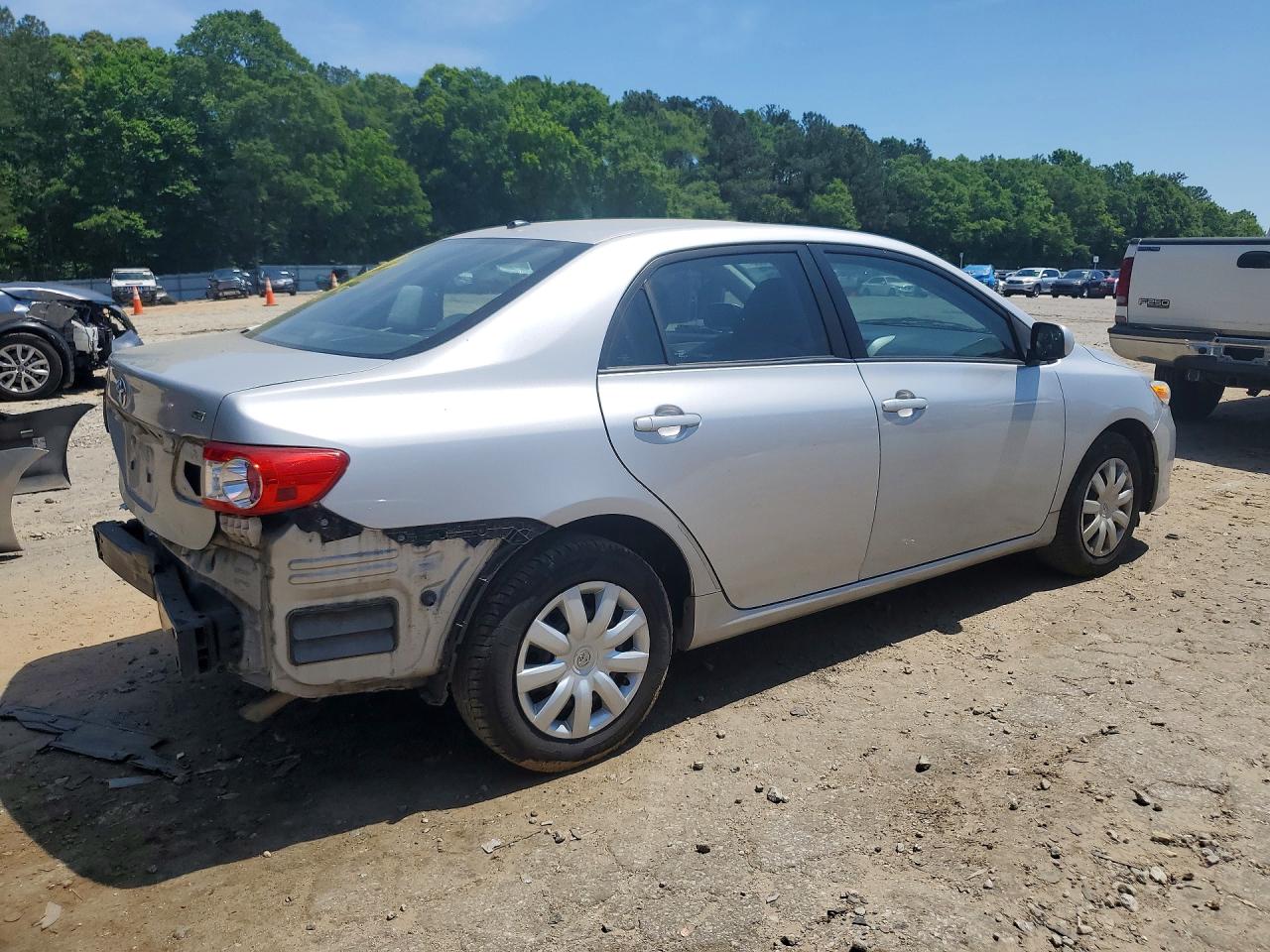 2011 Toyota Corolla Le Silver vin: 2T1BU4EE7BC722616