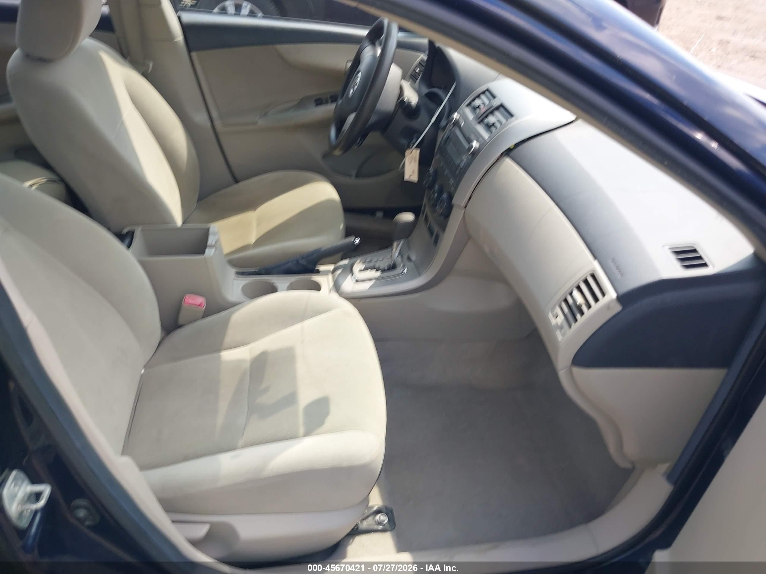 2011 Toyota Corolla Le Синий vin: 2T1BU4EE7BC732739