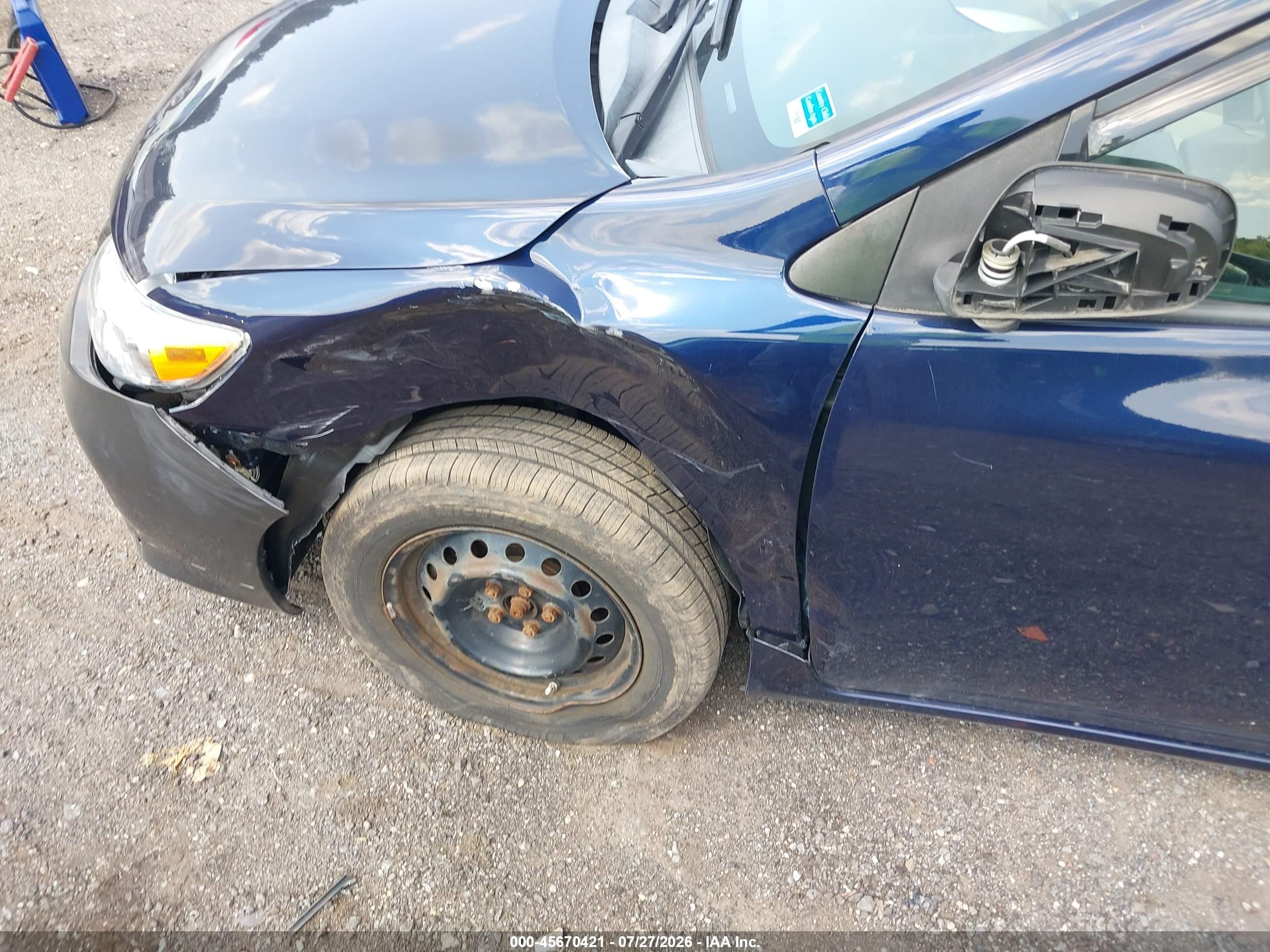 2011 Toyota Corolla Le Синий vin: 2T1BU4EE7BC732739