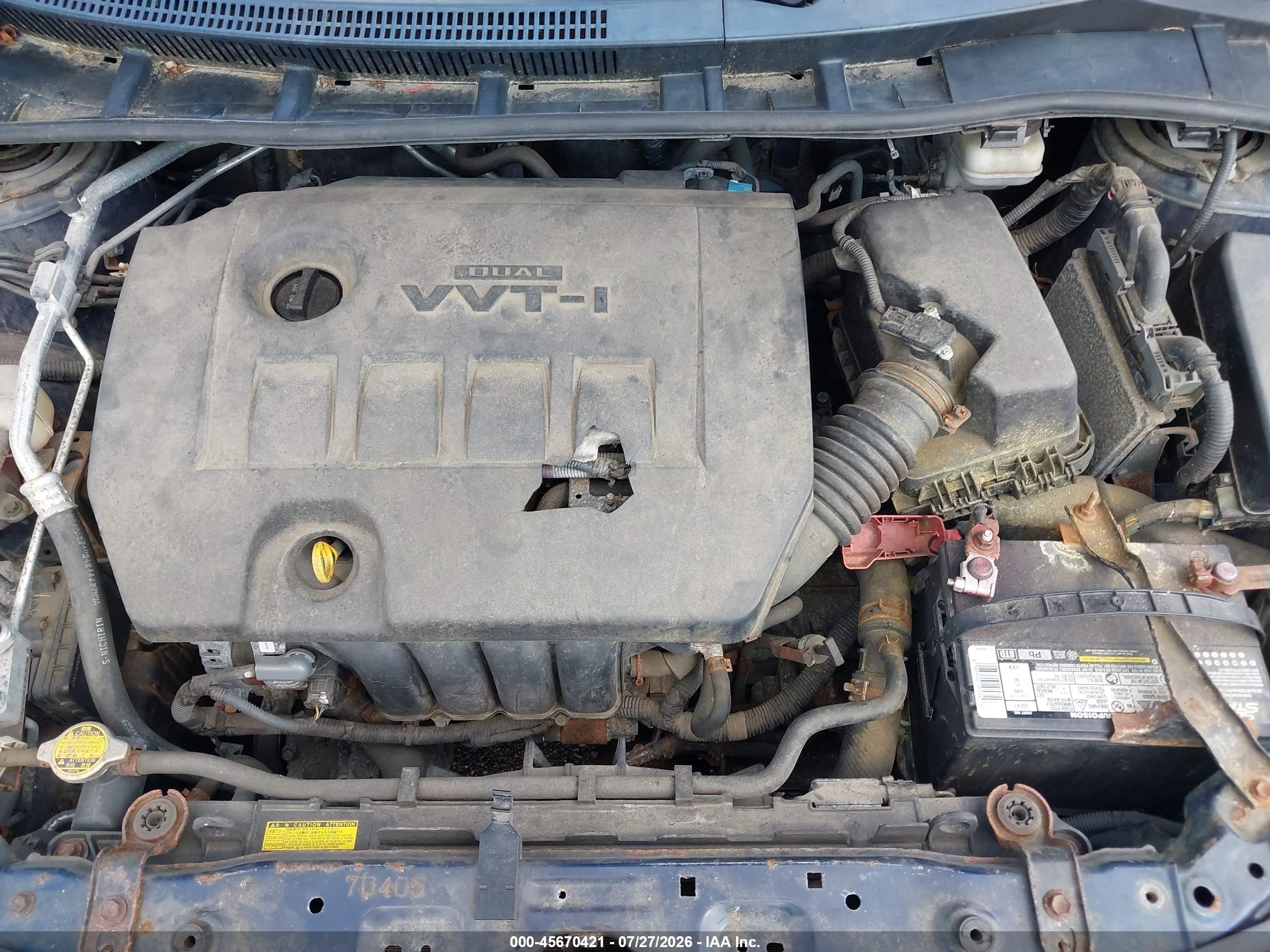 2011 Toyota Corolla Le Синий vin: 2T1BU4EE7BC732739