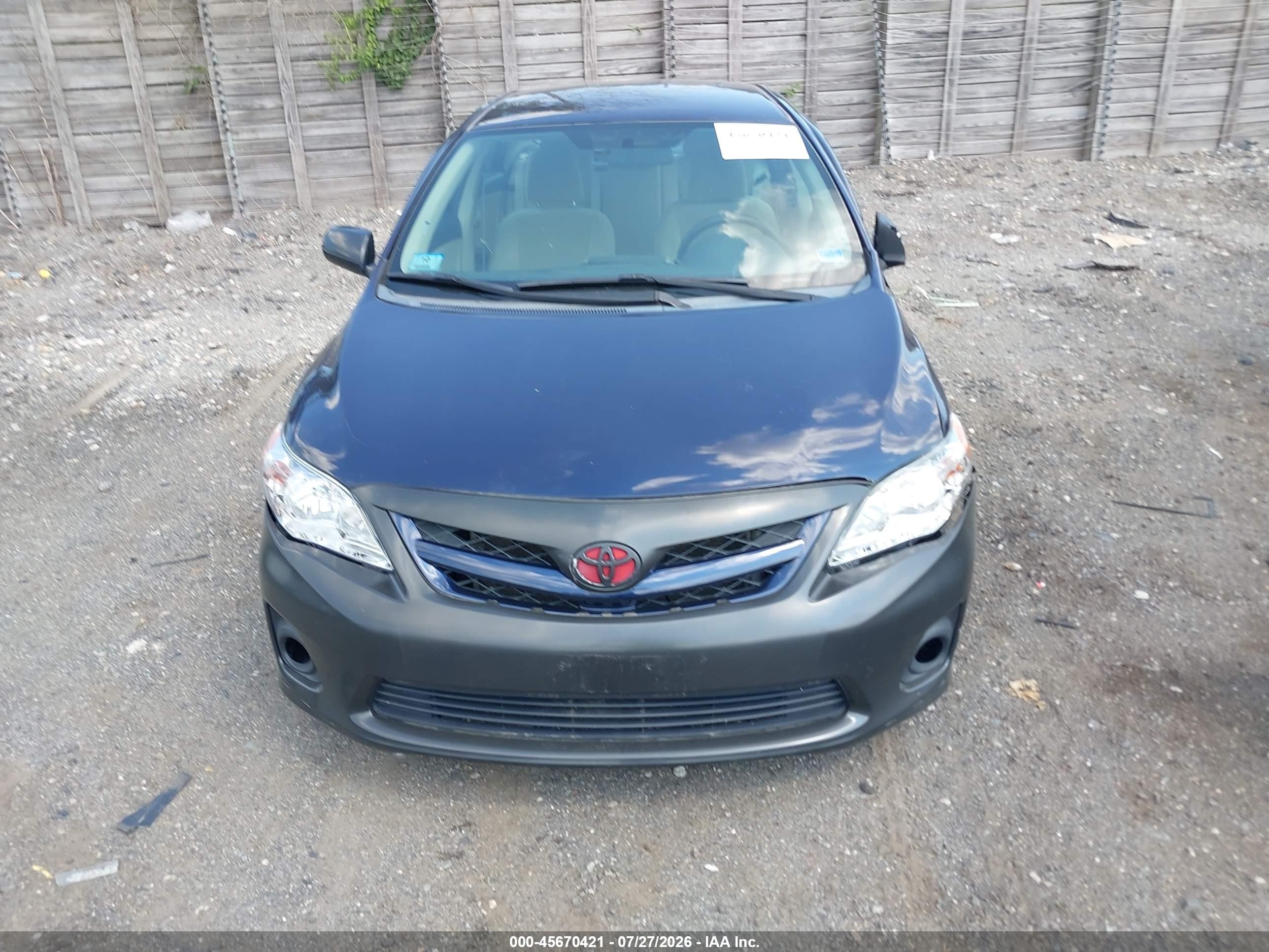 2011 Toyota Corolla Le Синий vin: 2T1BU4EE7BC732739