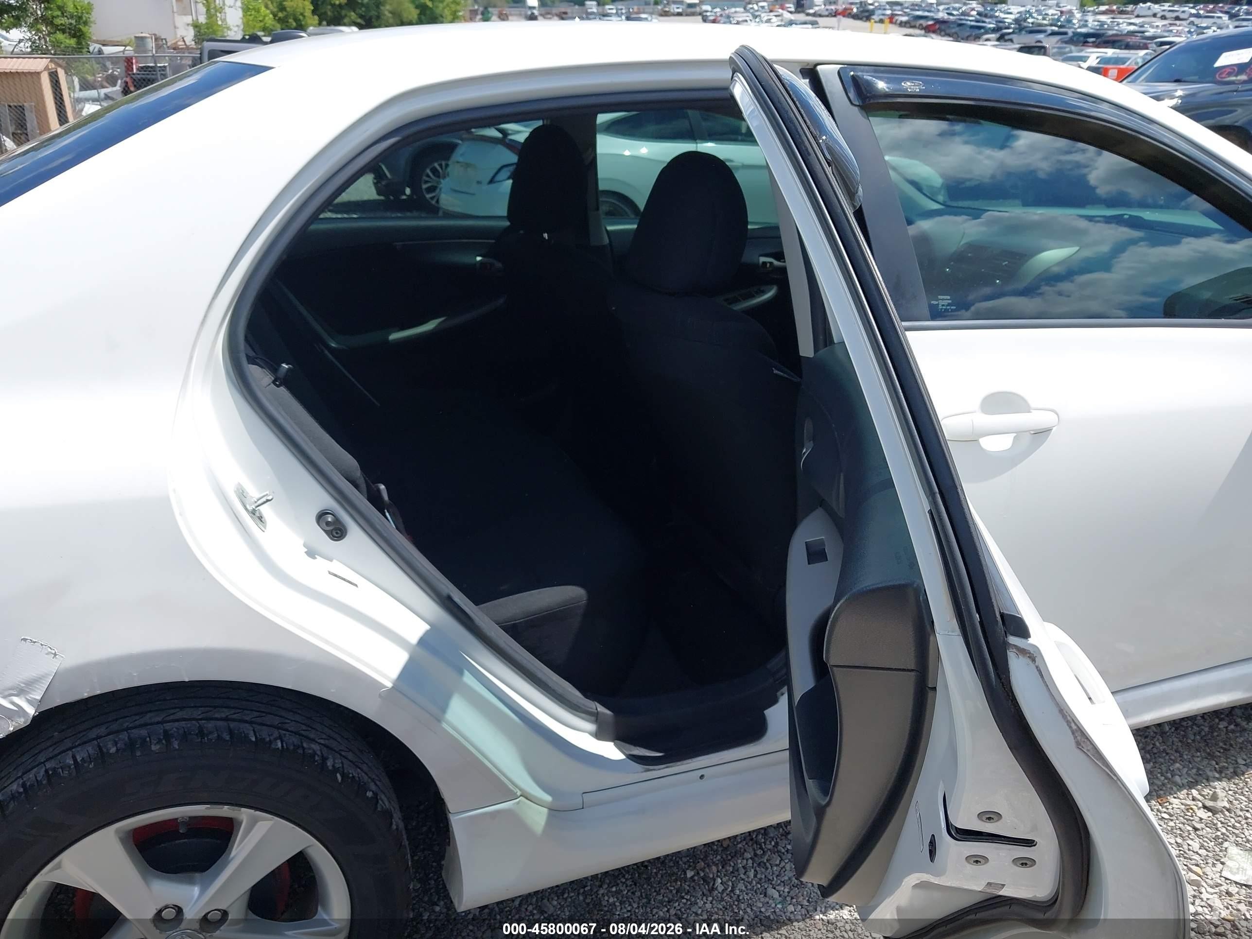 2011 Toyota Corolla S White vin: 2T1BU4EE7BC741943
