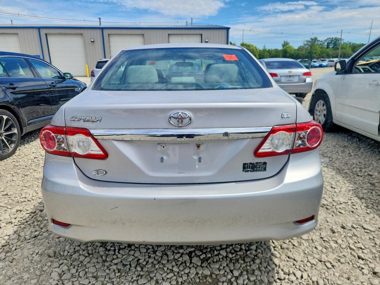 2011 Toyota Corolla Le Silver vin: 2T1BU4EE7BC742154