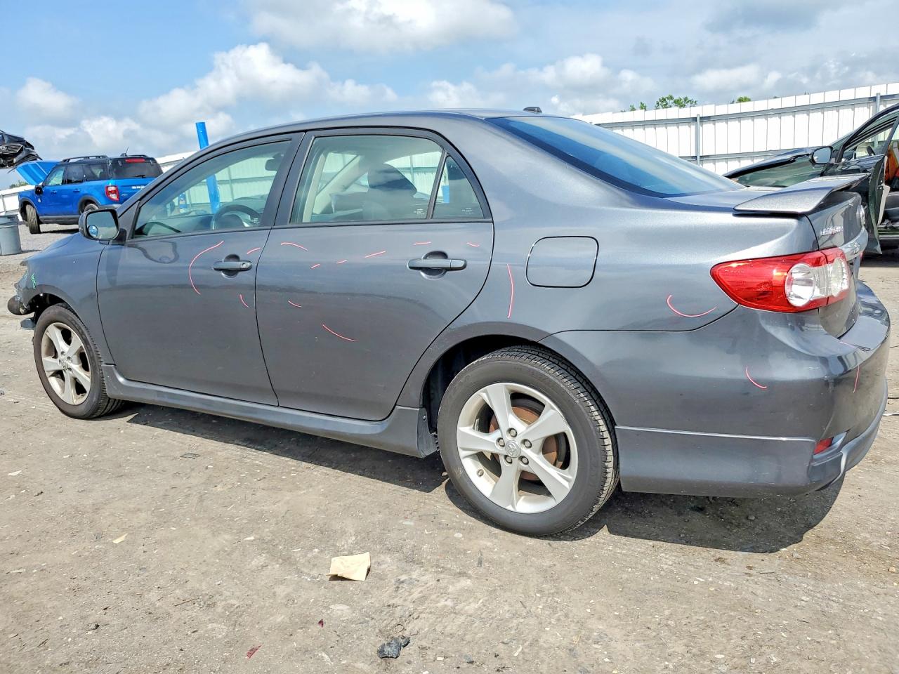 2012 Toyota Corolla S Gray vin: 2T1BU4EE7CC759506