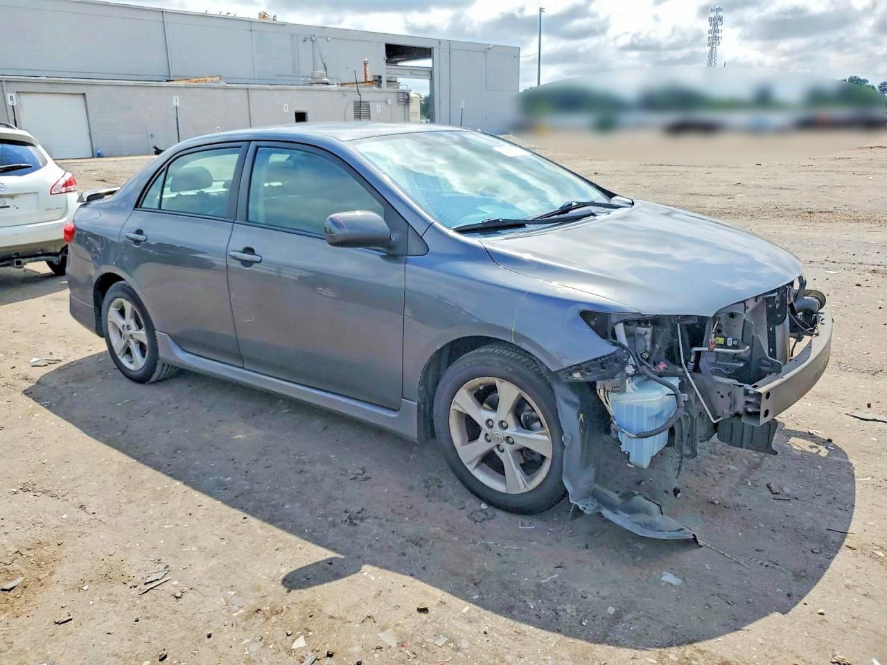 2012 Toyota Corolla S Gray vin: 2T1BU4EE7CC759506