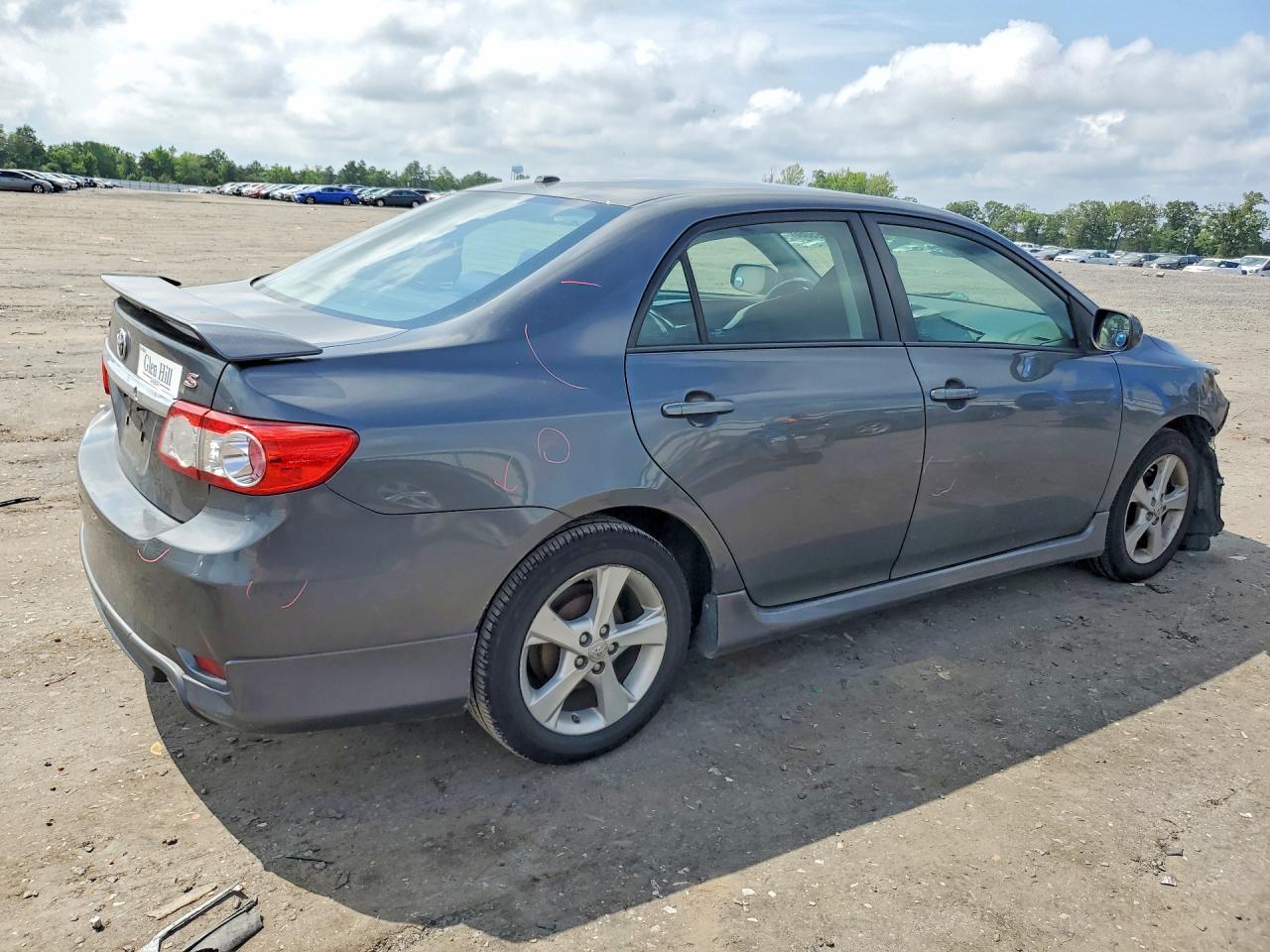 2012 Toyota Corolla S Gray vin: 2T1BU4EE7CC759506