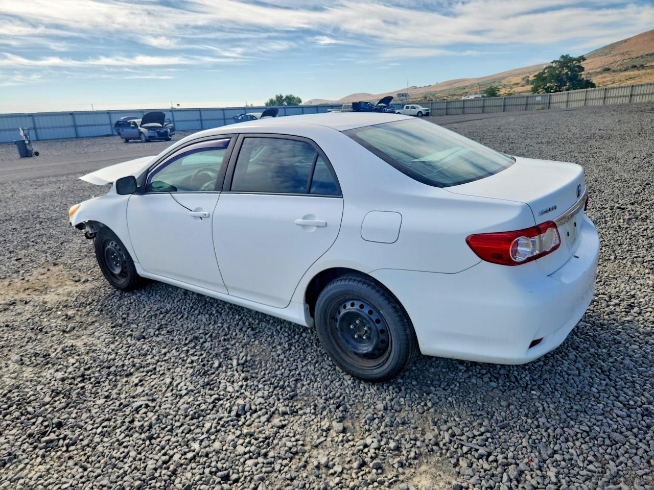 2012 Toyota Corolla L White vin: 2T1BU4EE7CC759599