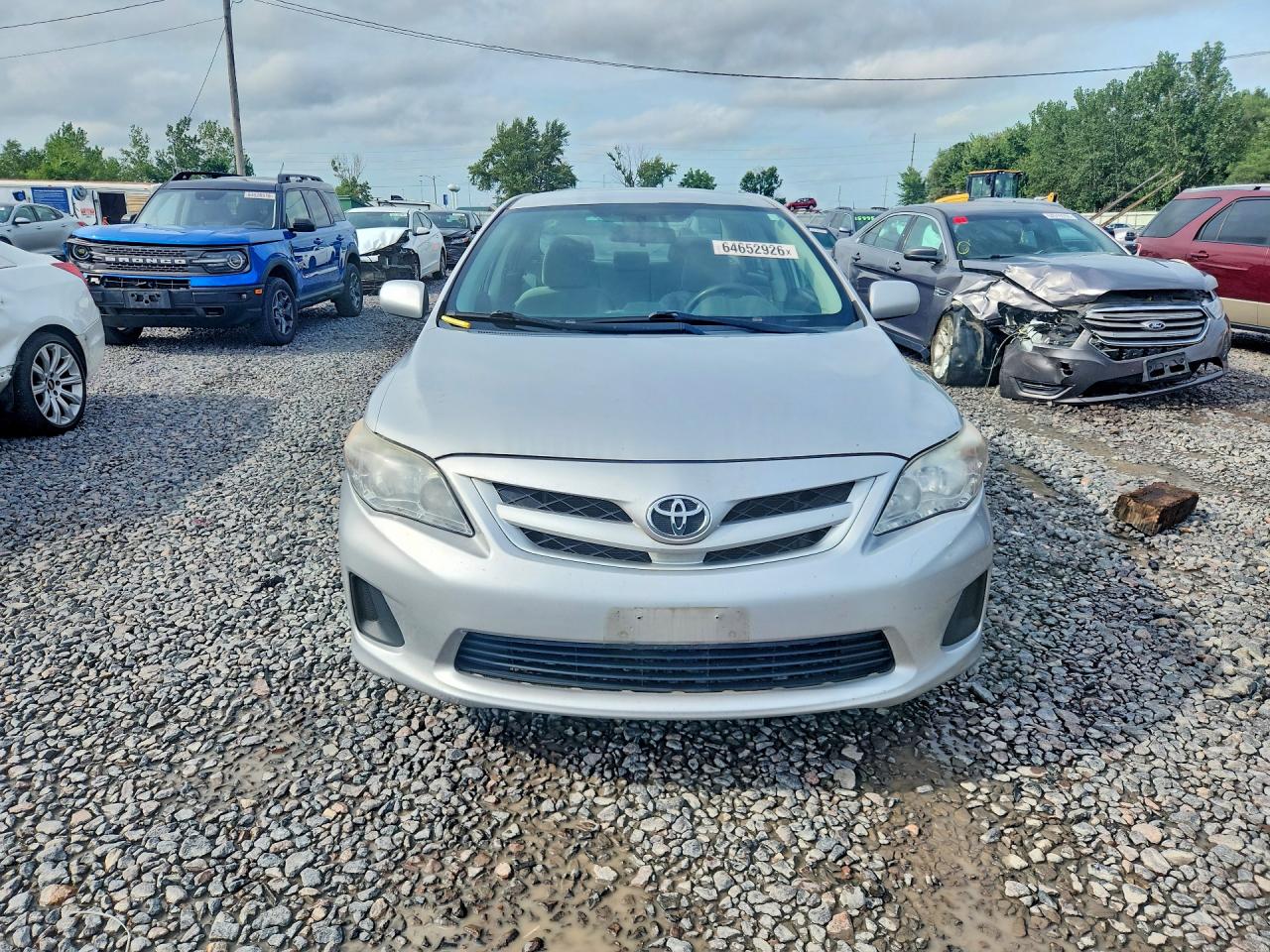 2012 Toyota Corolla Le Silver vin: 2T1BU4EE7CC762079